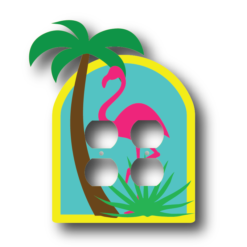 Tropical Paradise Outlet Cover
