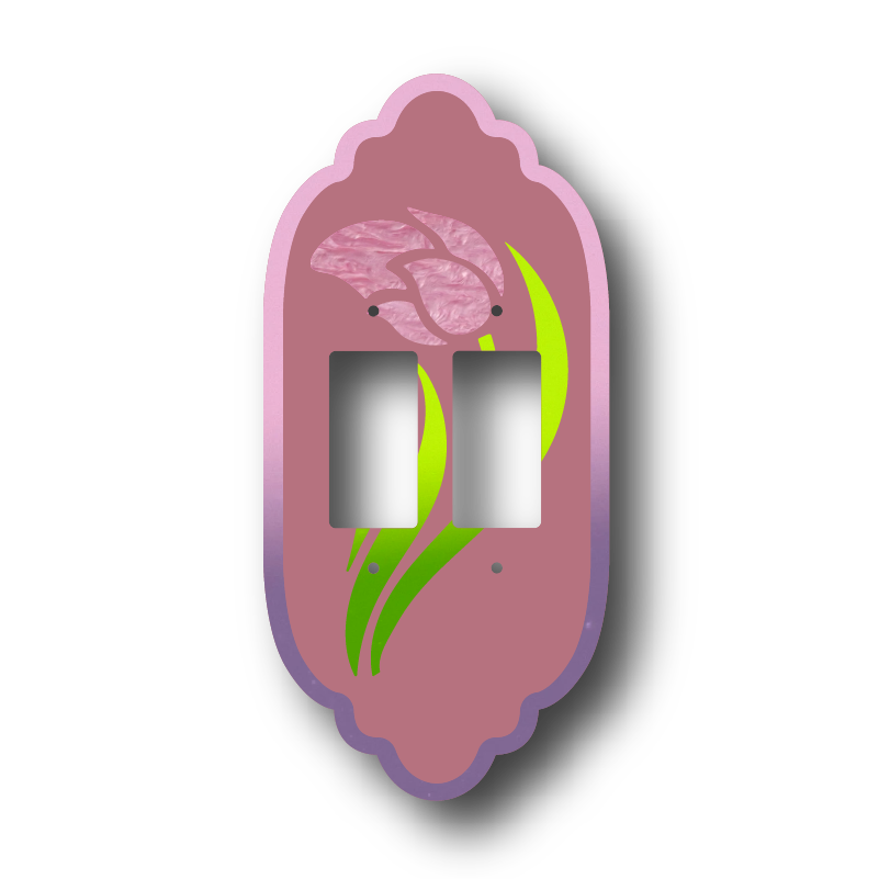 Tulip Nouveau Light Switch Cover
