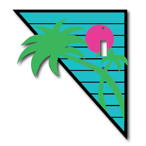 Vice City Light Switch Cover