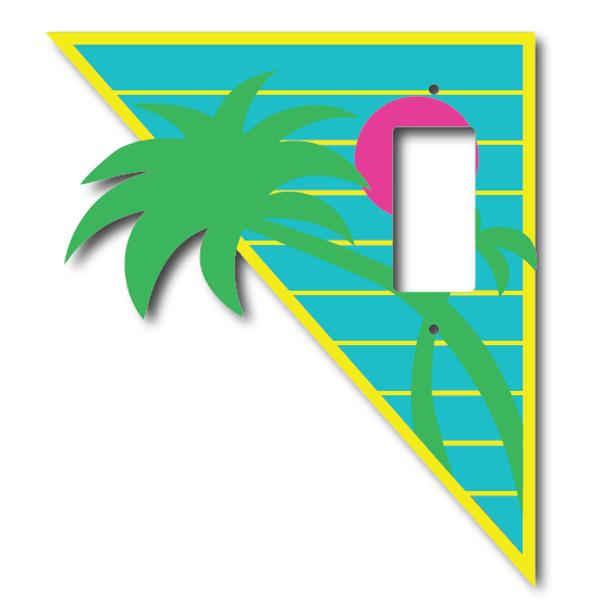 Vice City Light Switch Cover