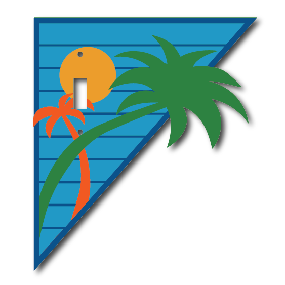Vice City Light Switch Cover
