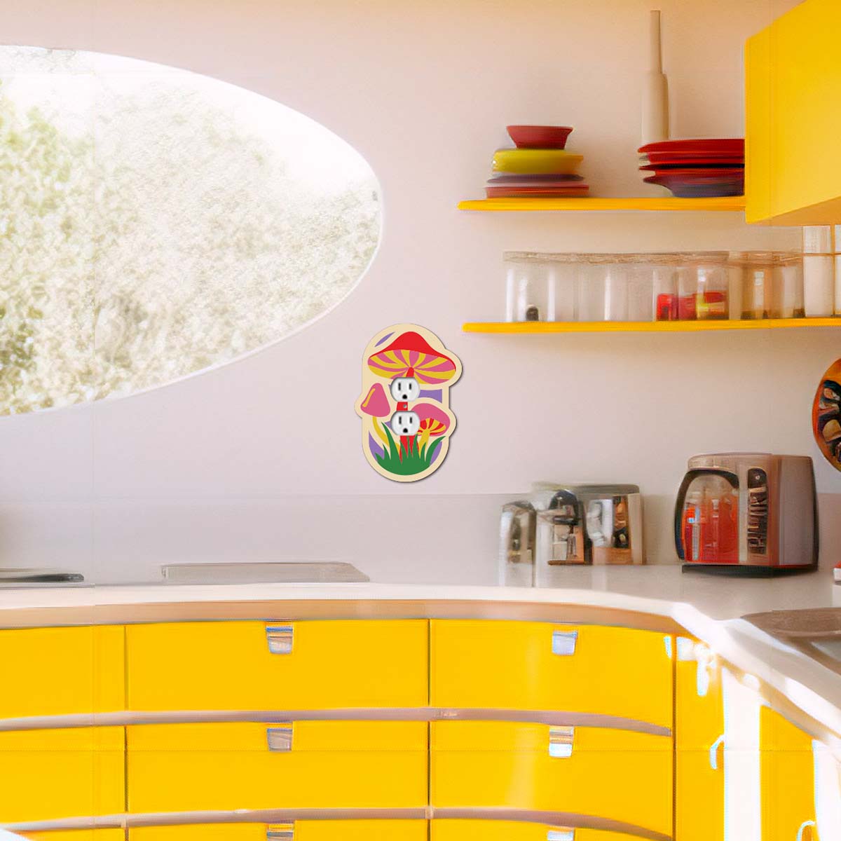 Mushroom Outlet Cover