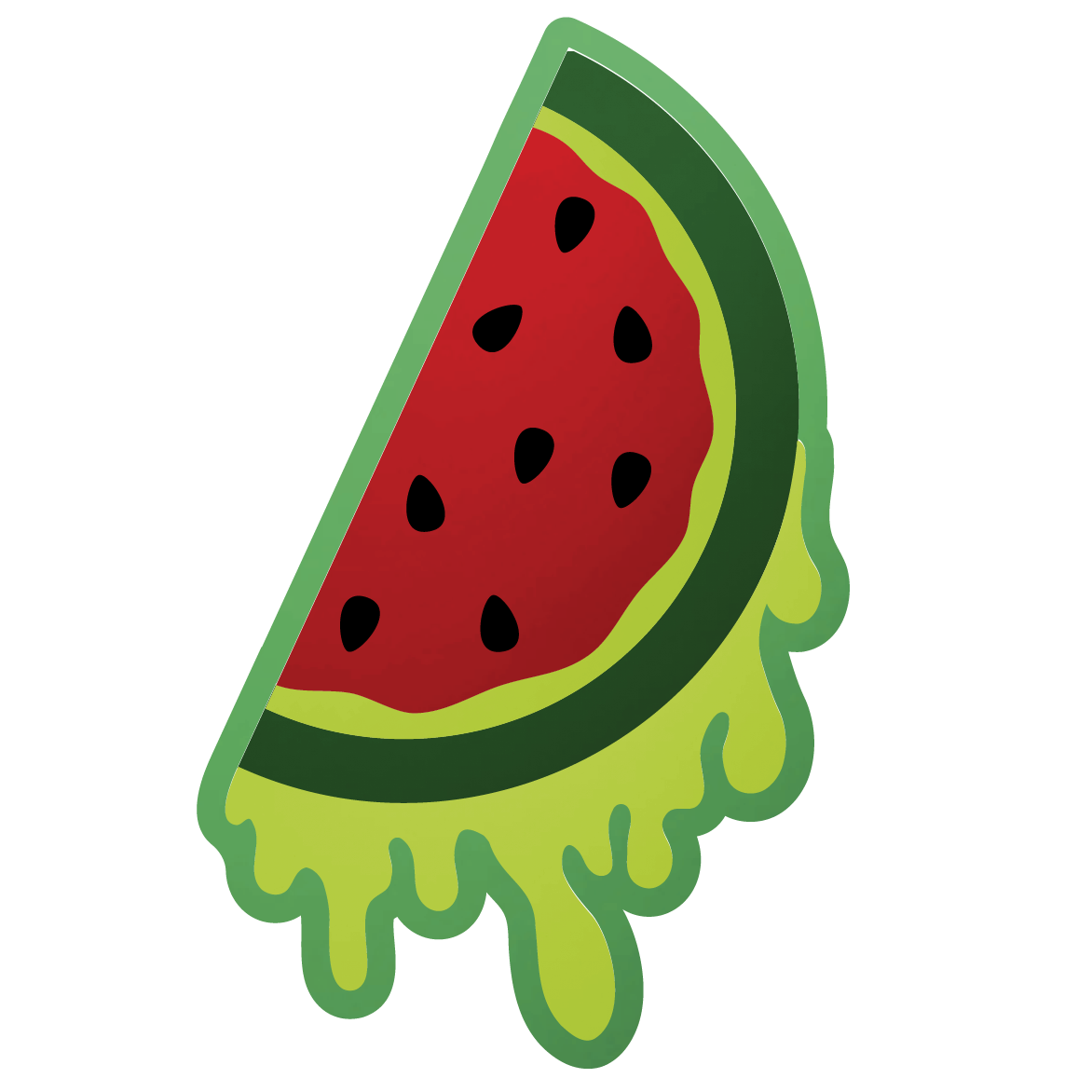 The watermelon Slice Wall Art