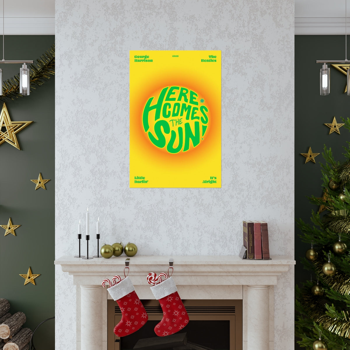 Here Comes The Sun Wall Art Print