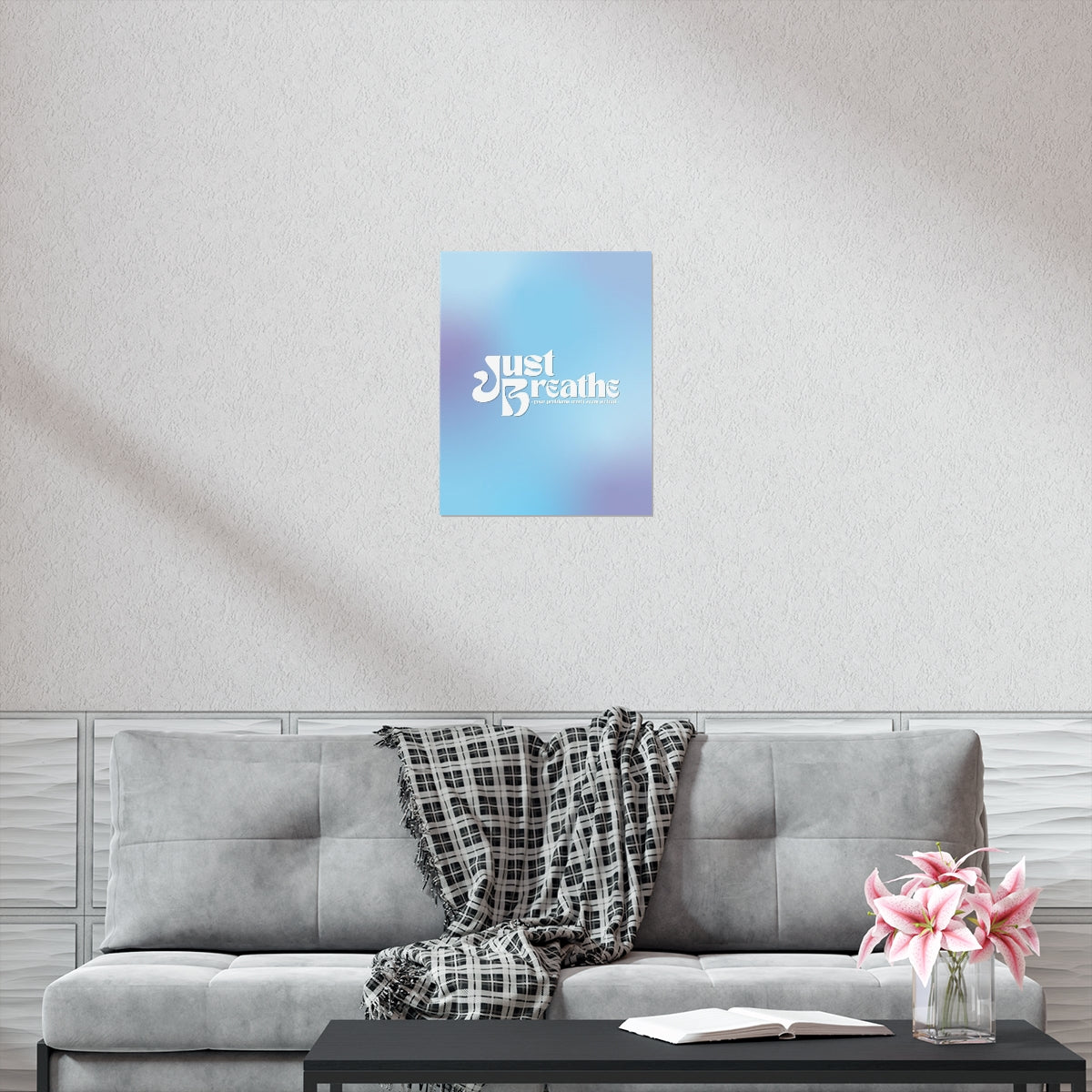 Just Breathe Wall Art Print