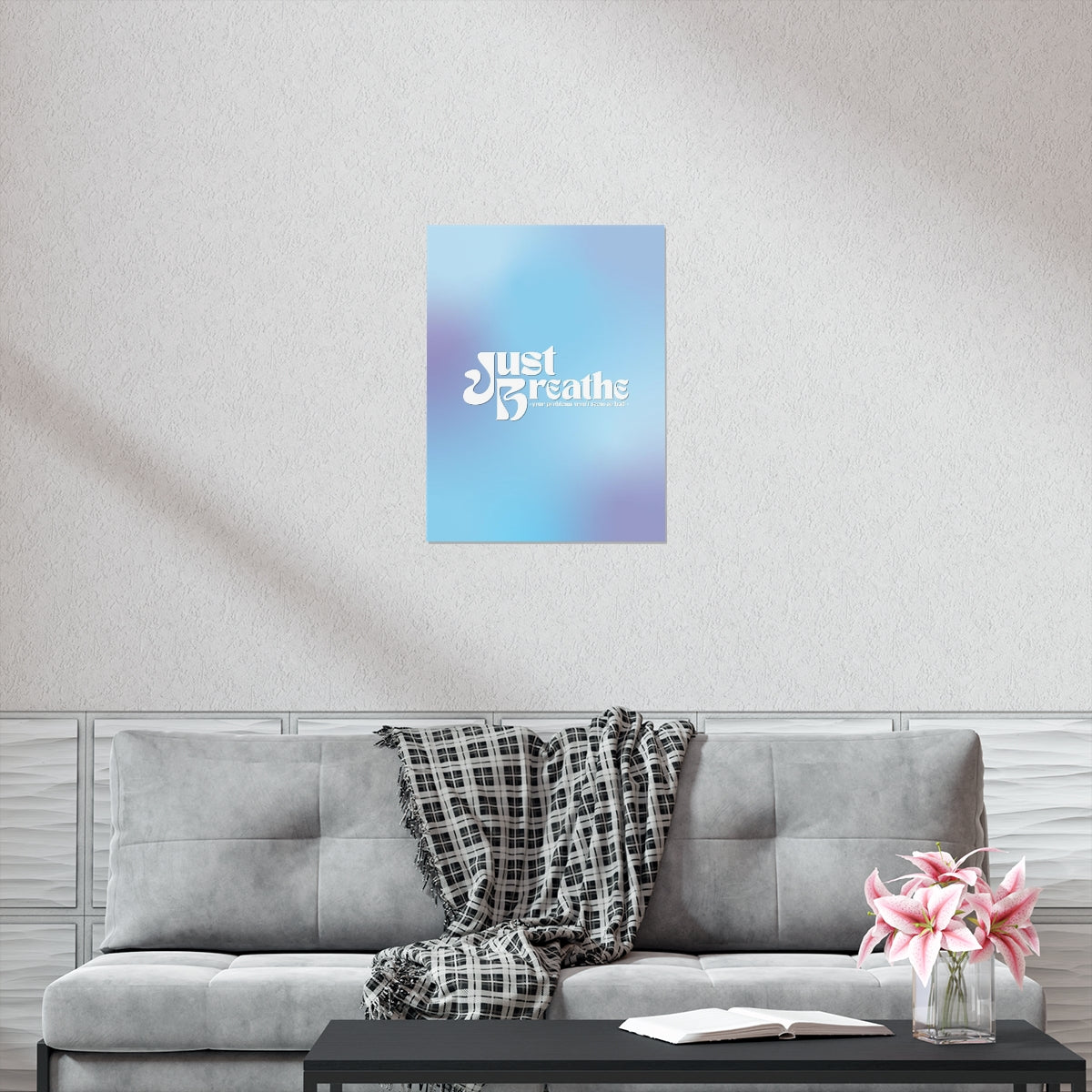 Just Breathe Wall Art Print
