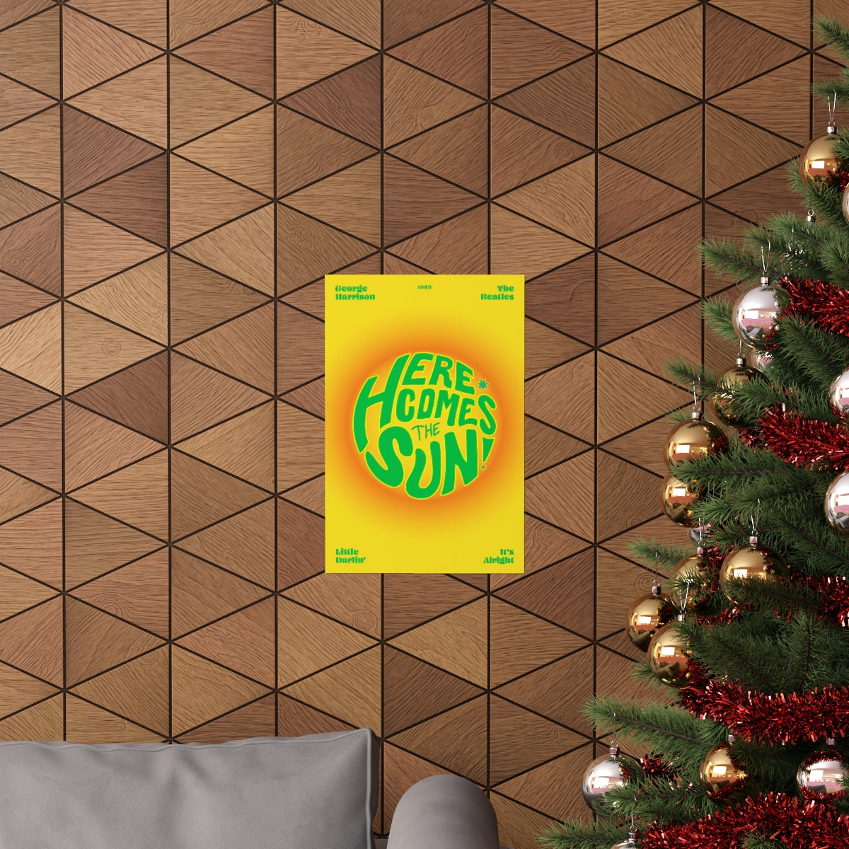 Here Comes The Sun Wall Art Print