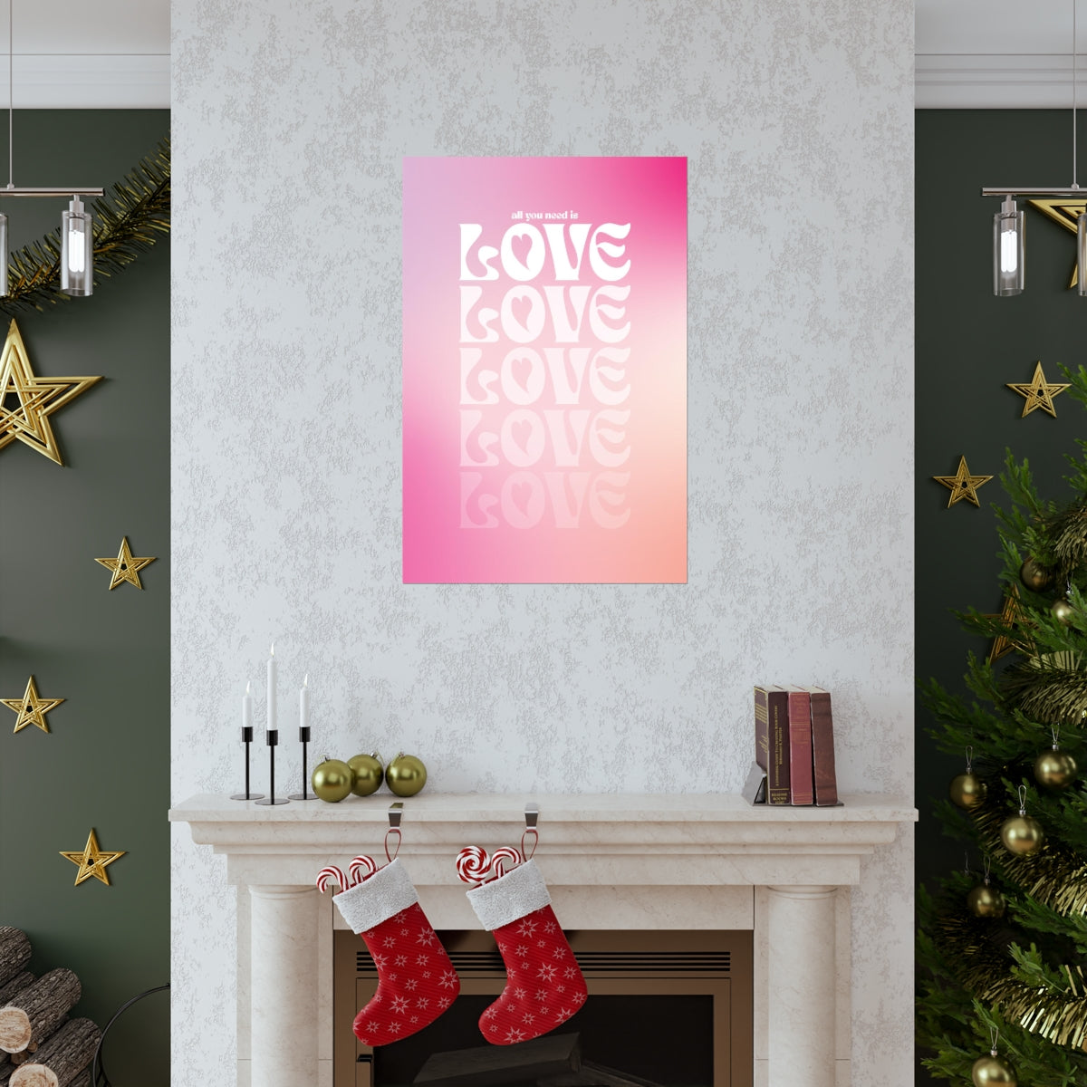 All You Need Is Love Wall Art Print