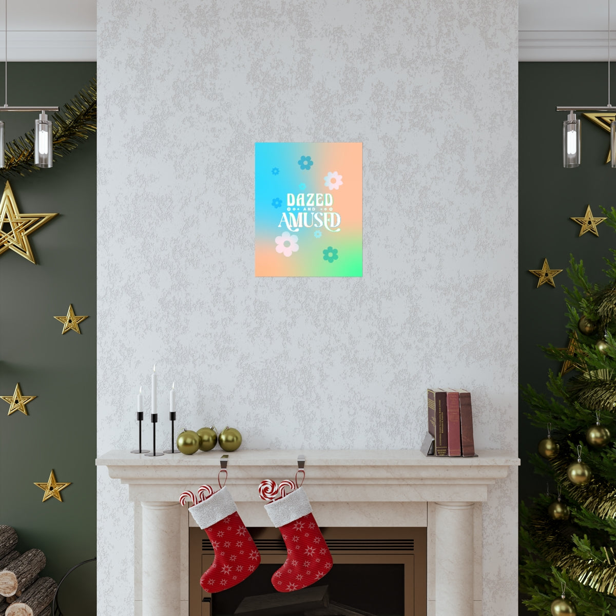 Dazed & Amused Wall Art Print