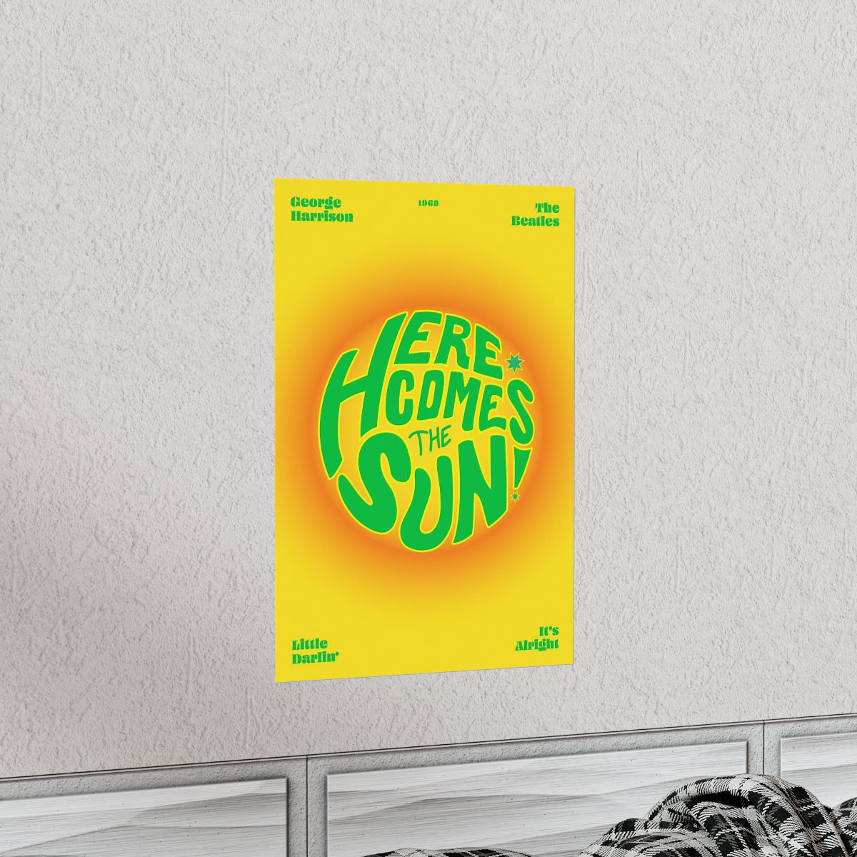 Here Comes The Sun Wall Art Print