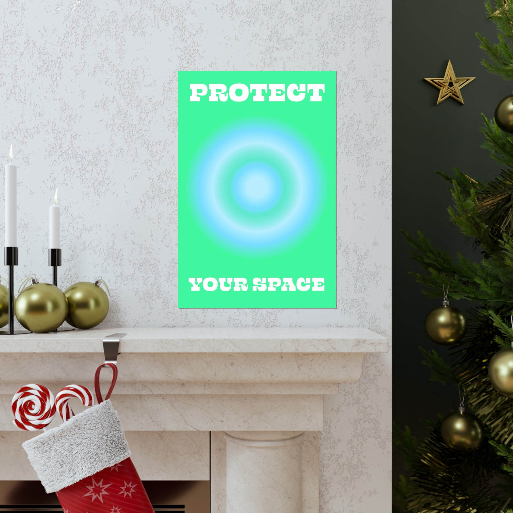 Protect Aura Wall Art Print