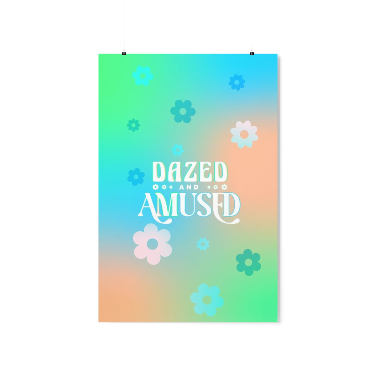 Dazed & Amused Wall Art Print