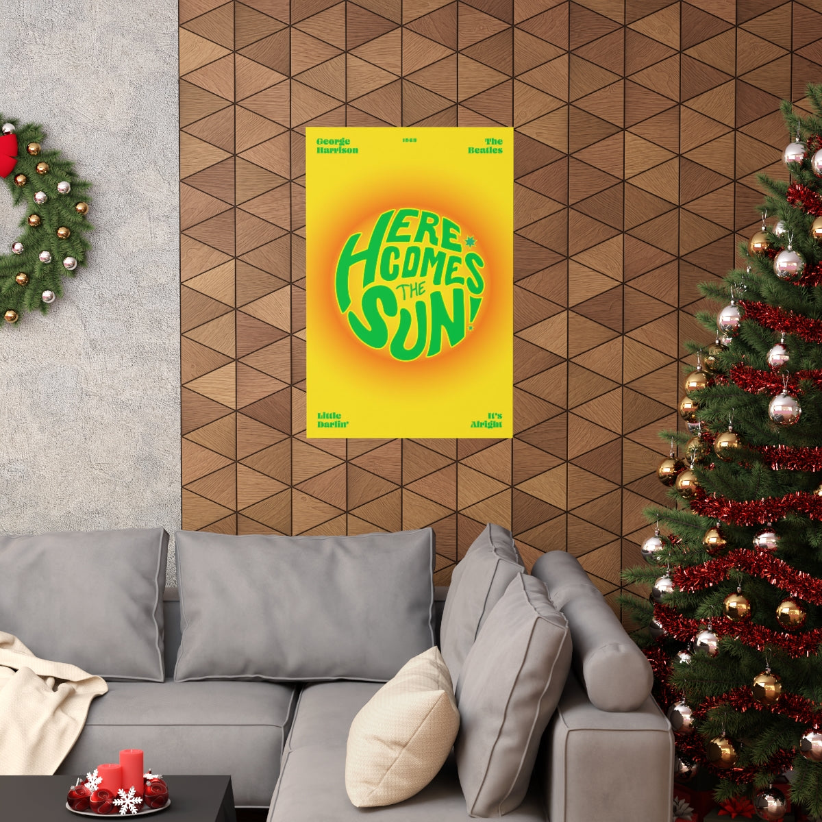 Here Comes The Sun Wall Art Print