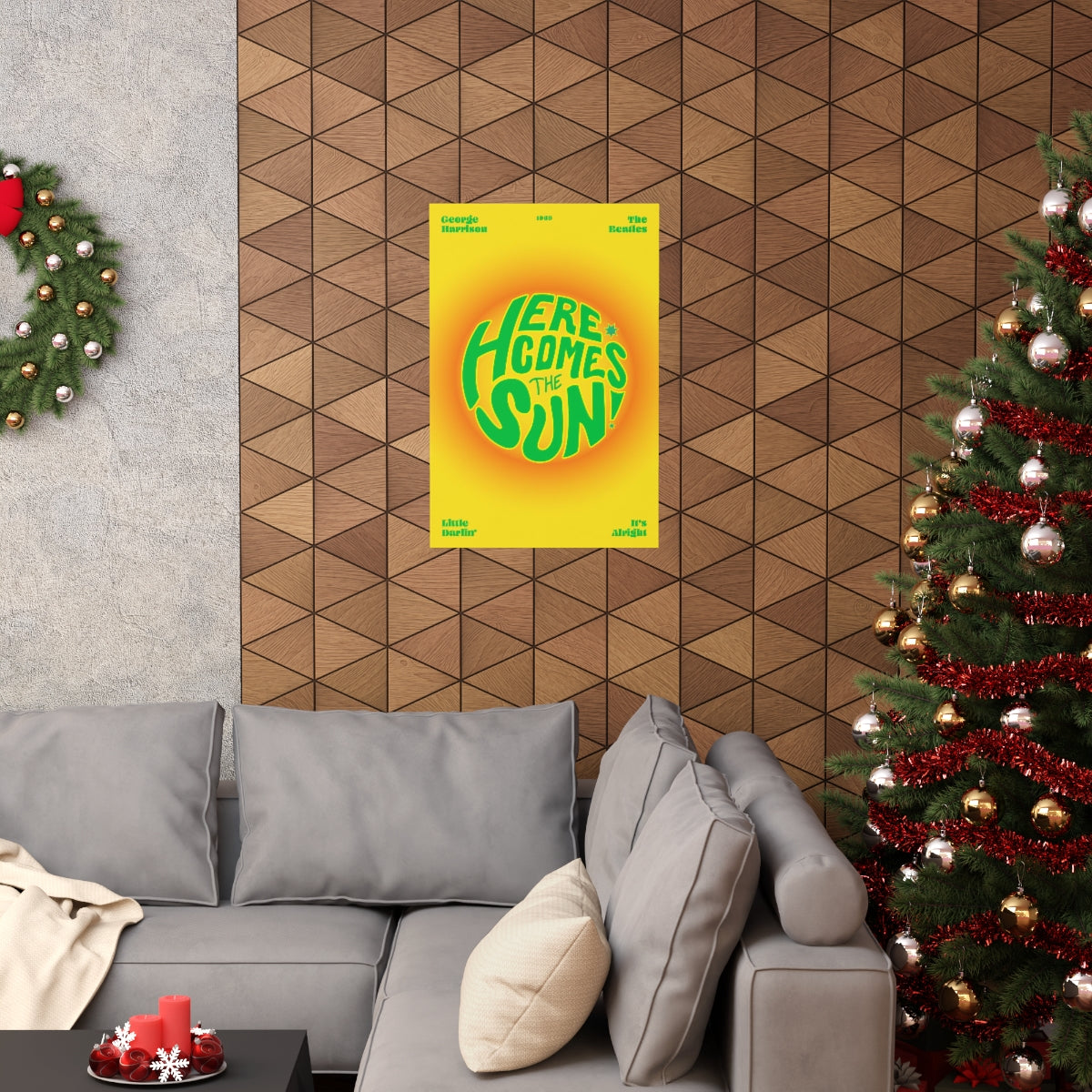 Here Comes The Sun Wall Art Print