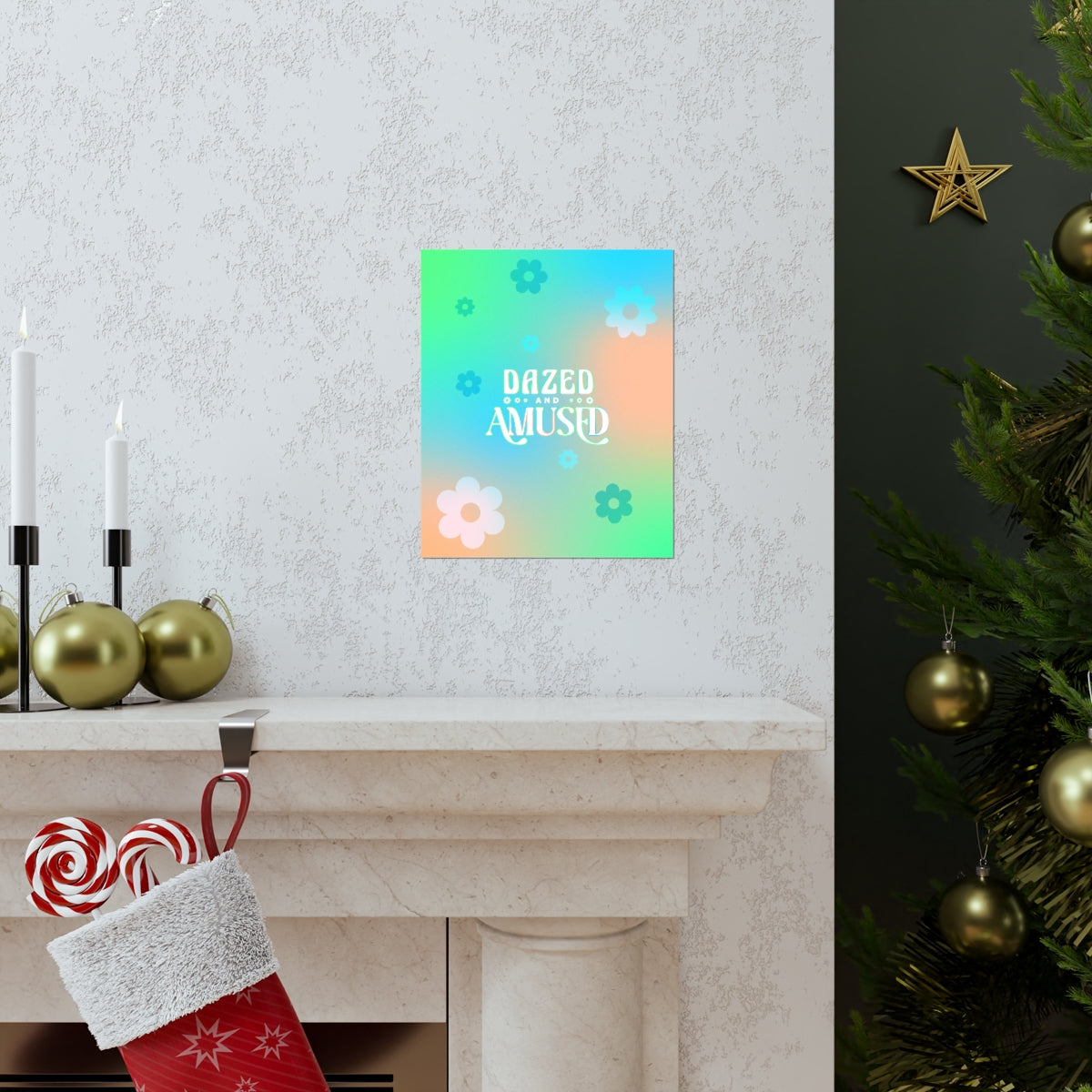 Dazed & Amused Wall Art Print