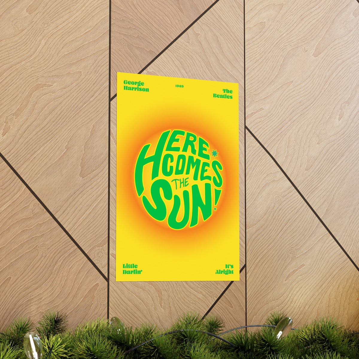 Here Comes The Sun Wall Art Print