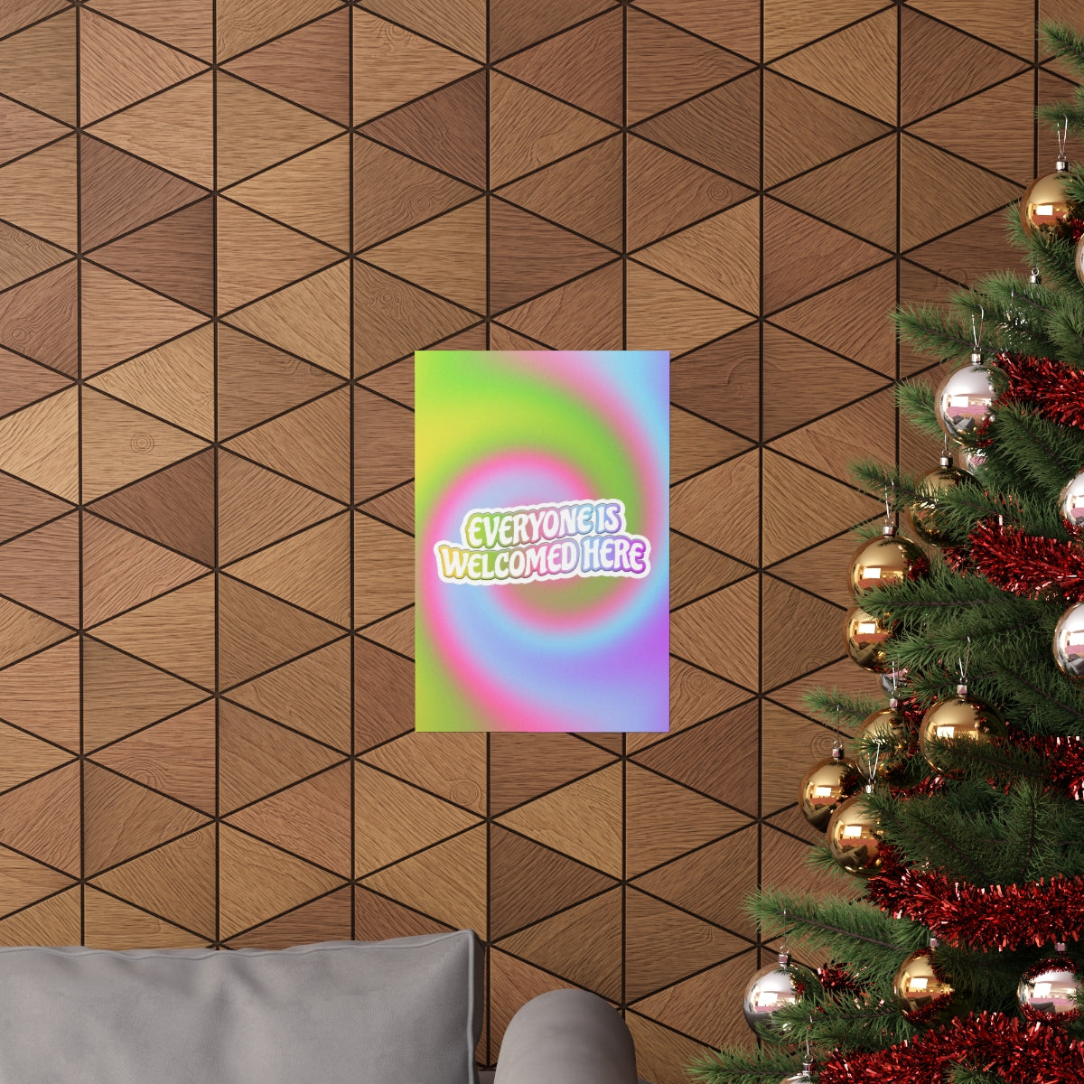 Everyone Is Welcomed Wall Art Print