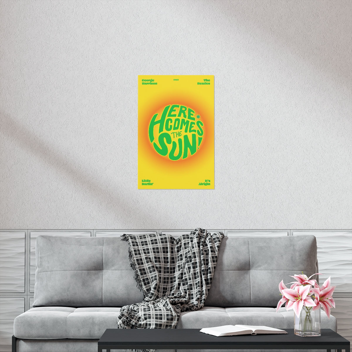 Here Comes The Sun Wall Art Print