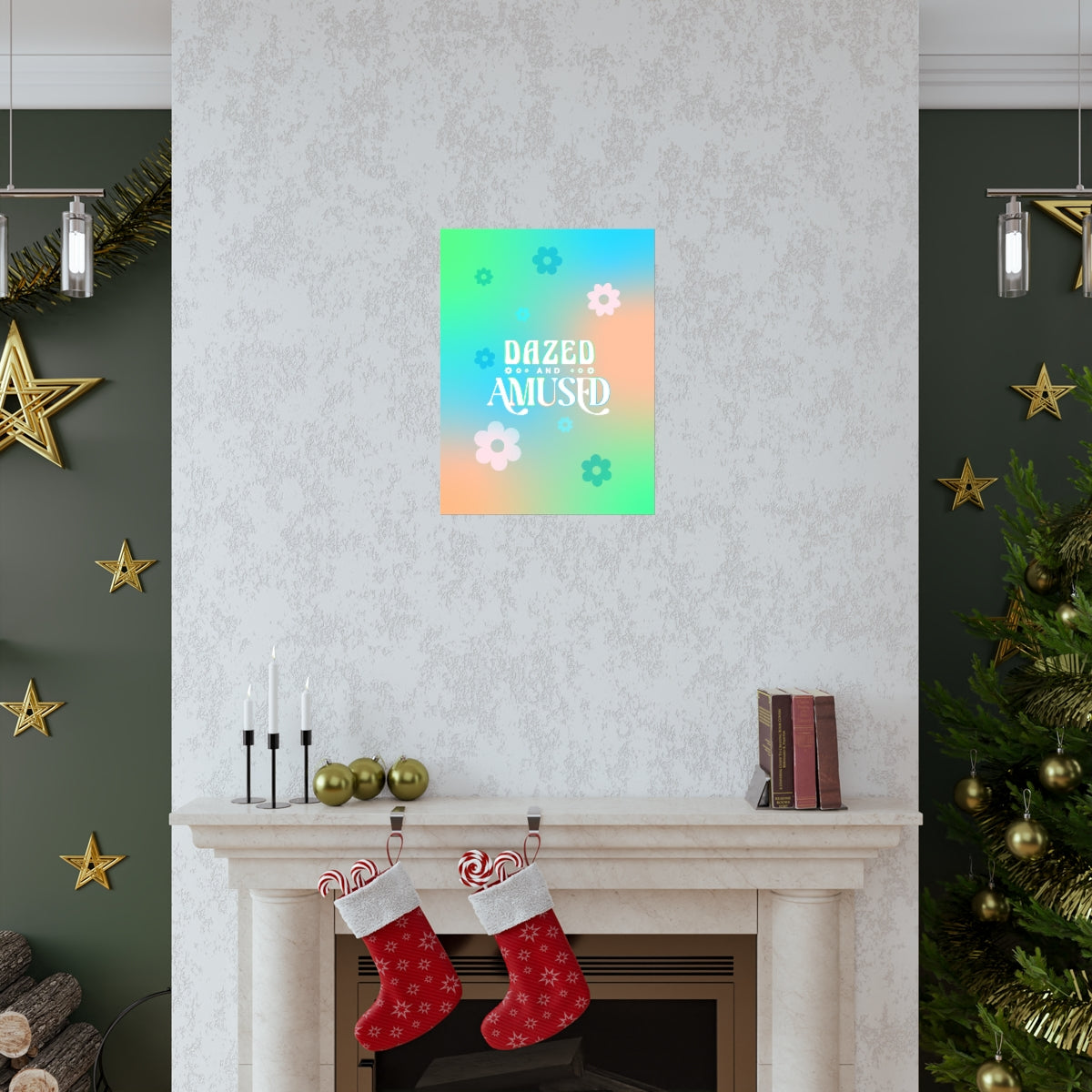 Dazed & Amused Wall Art Print
