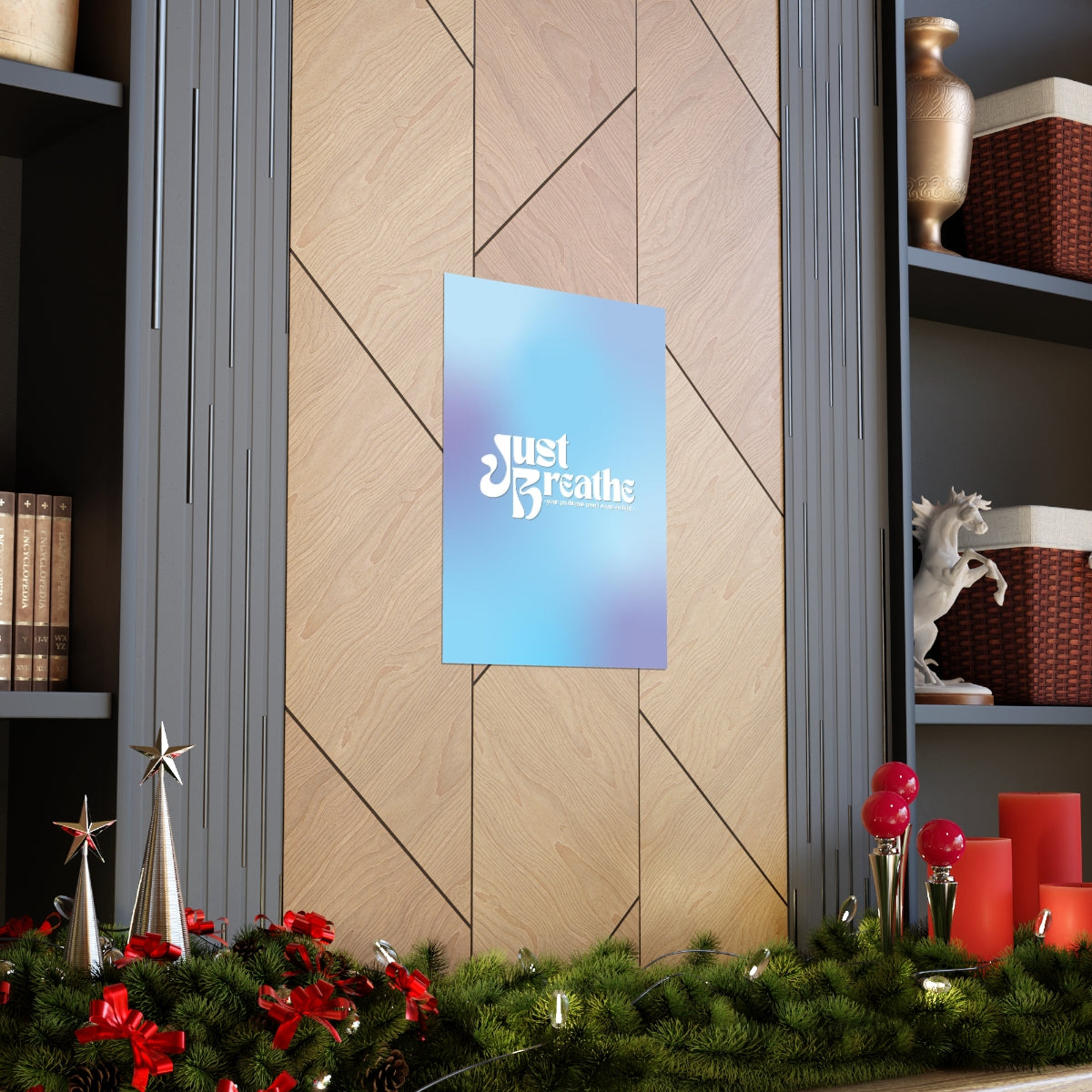 Just Breathe Wall Art Print