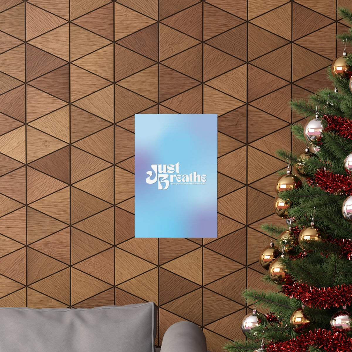 Just Breathe Wall Art Print