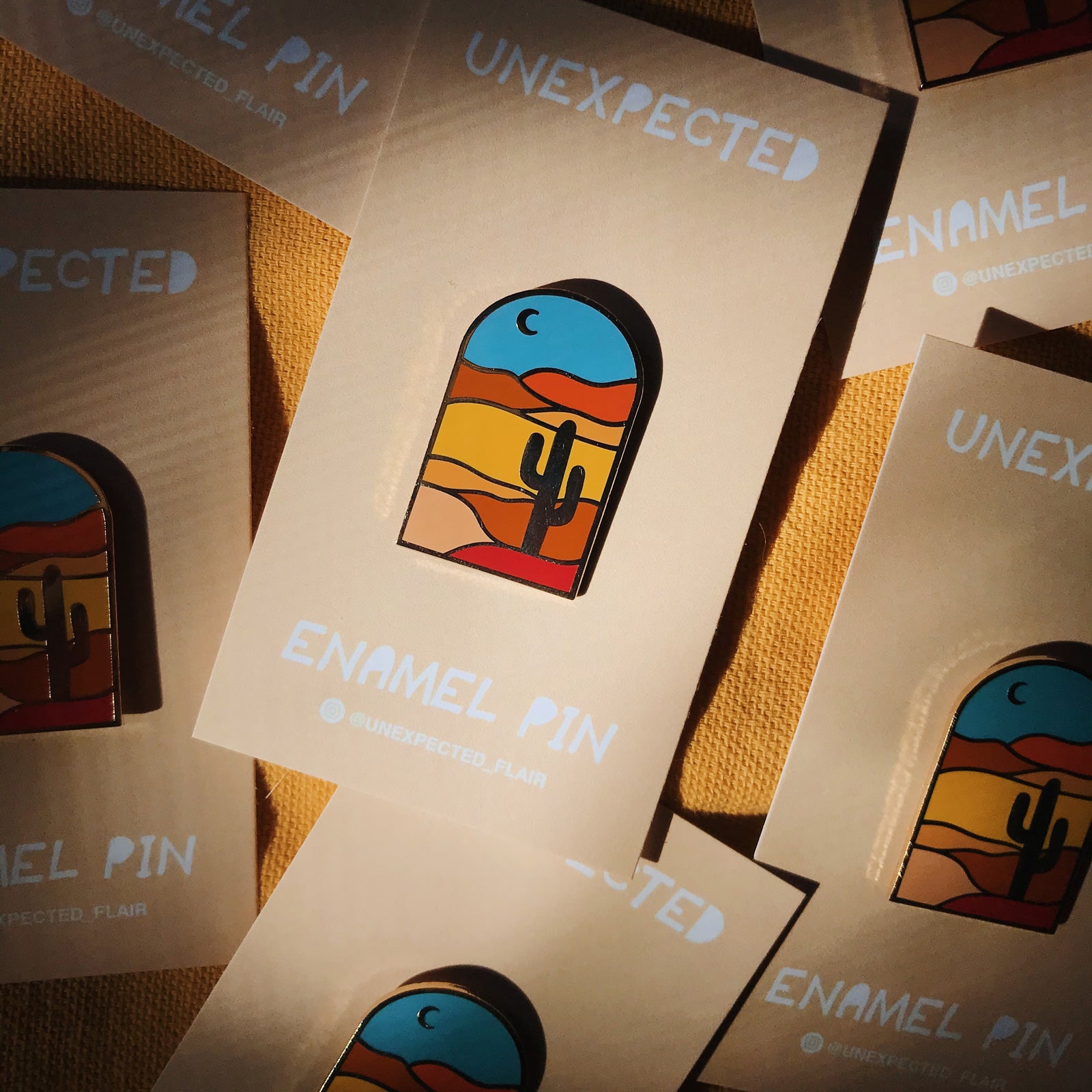 Desert Portrait Enamel Pin