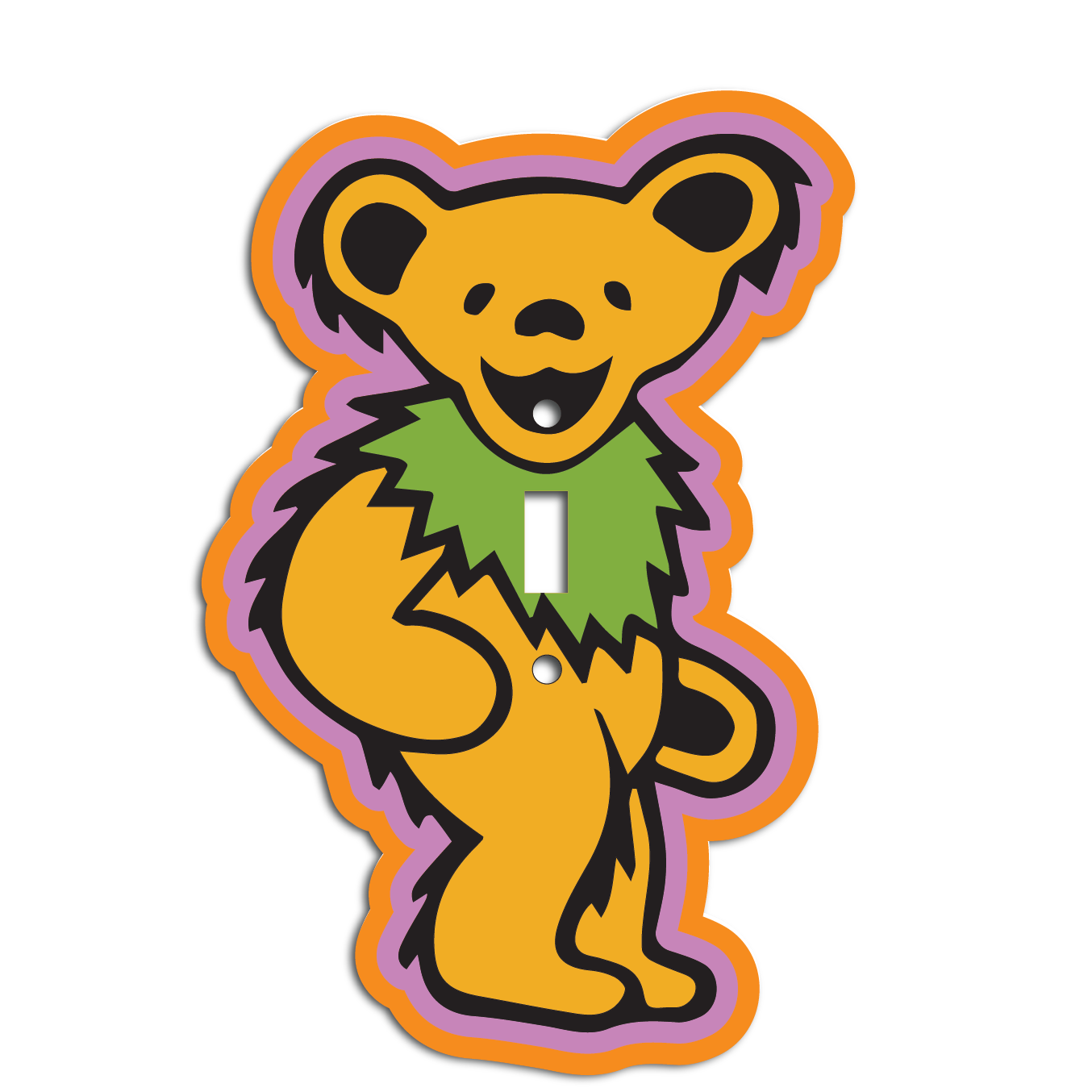 Marching Bear Light Switch Cover