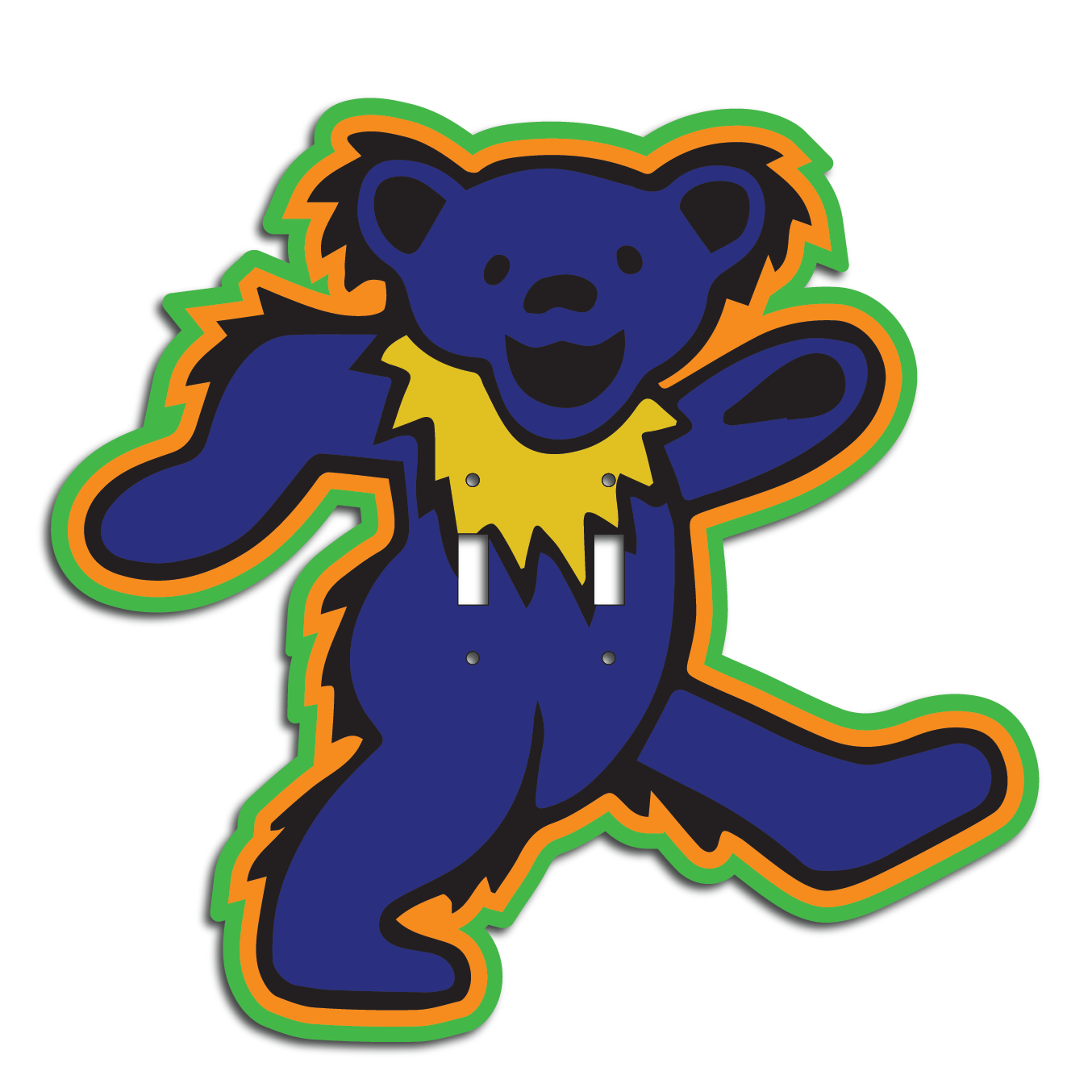Marching Bear Light Switch Cover