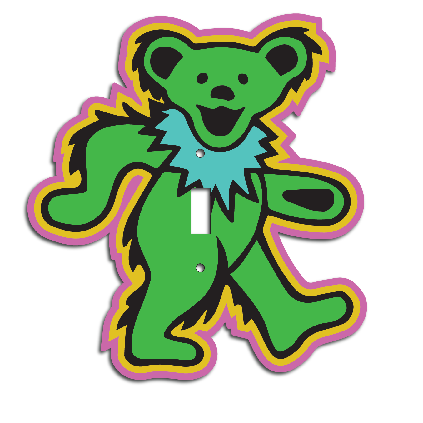 Marching Bear Light Switch Cover