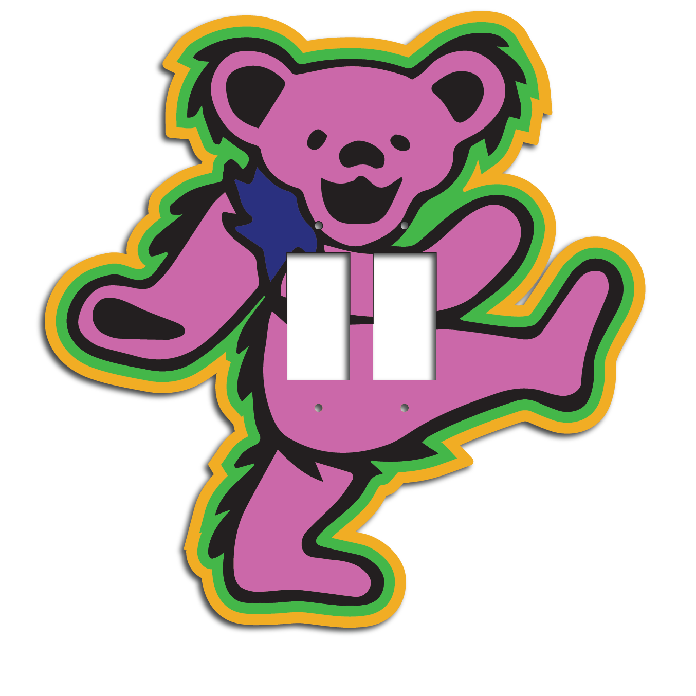 Marching Bear Light Switch Cover