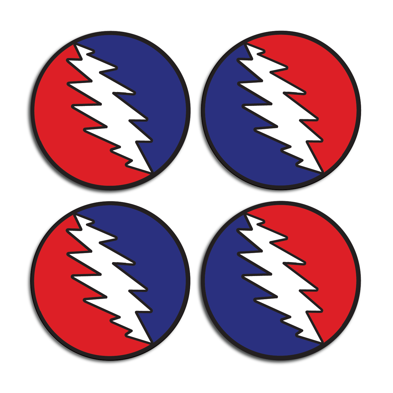 Stealie Coasters Pack of 4