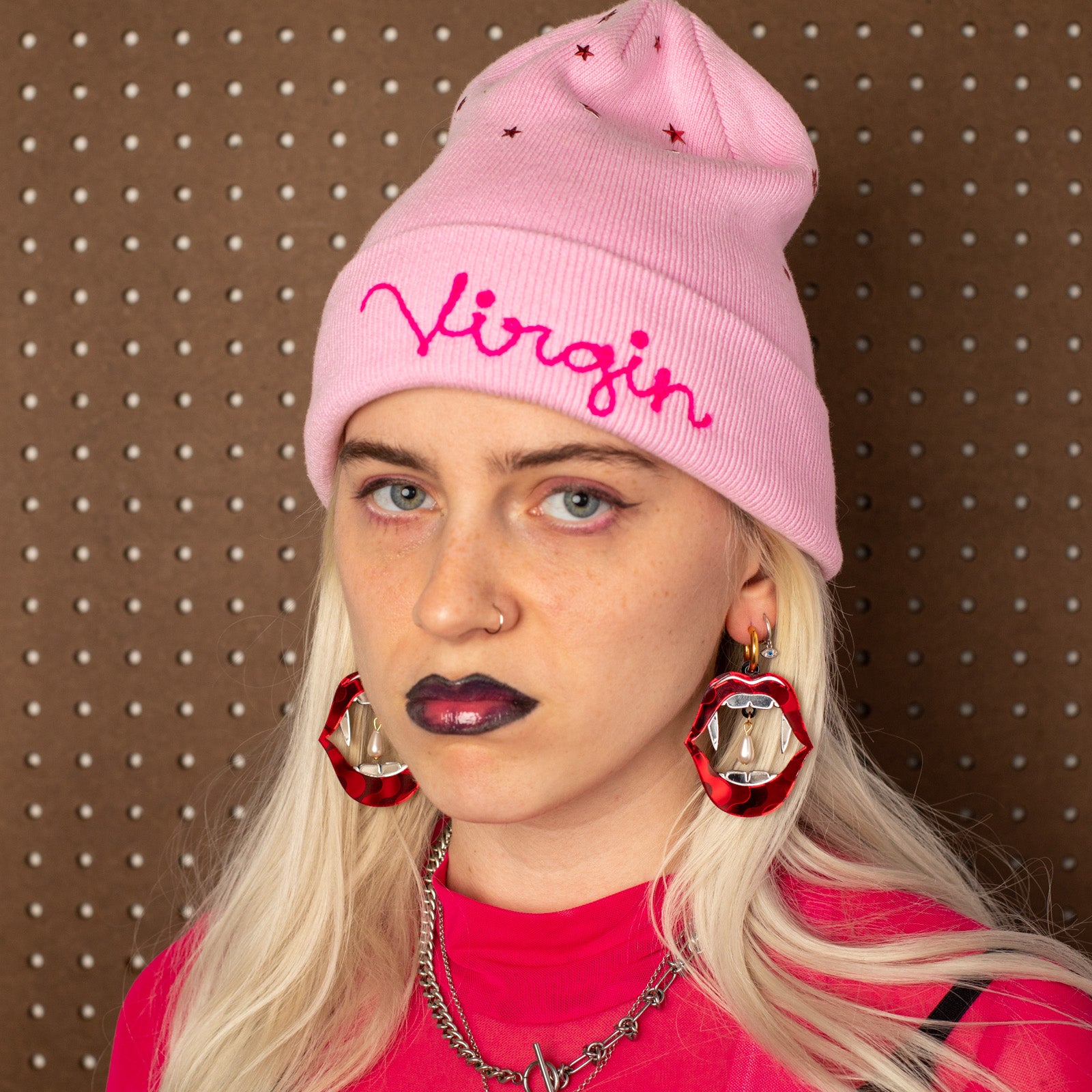 Vampy Mouth Earrings