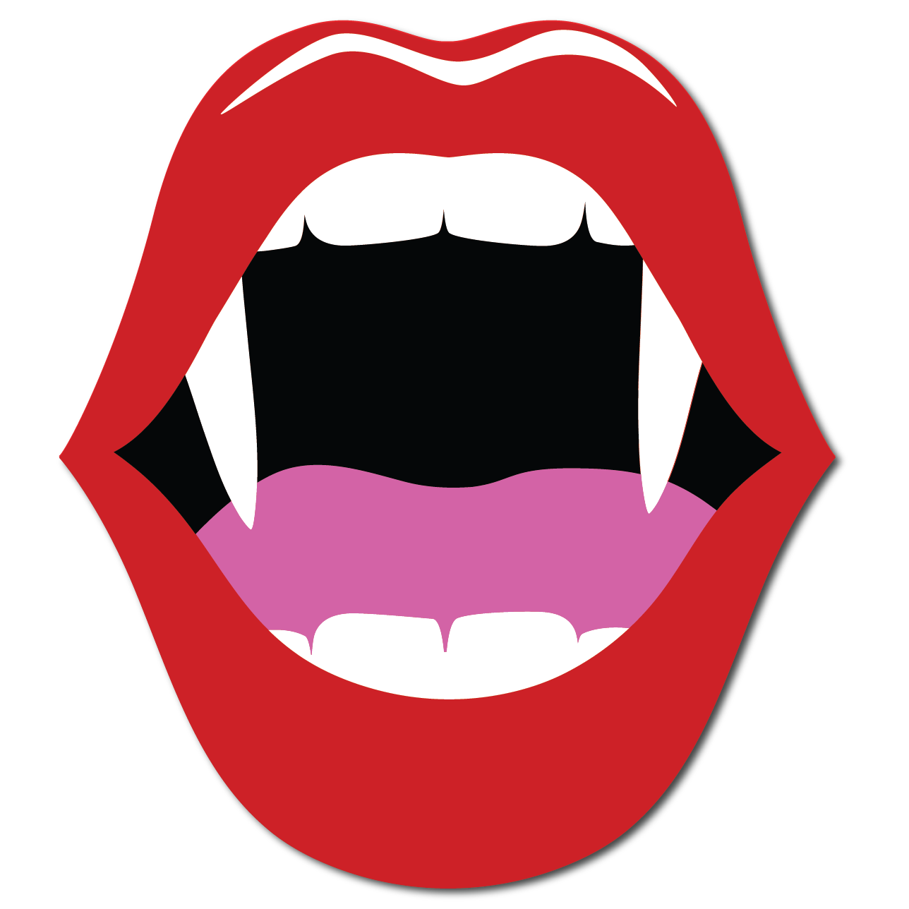 Vampy Mouth Wall Art