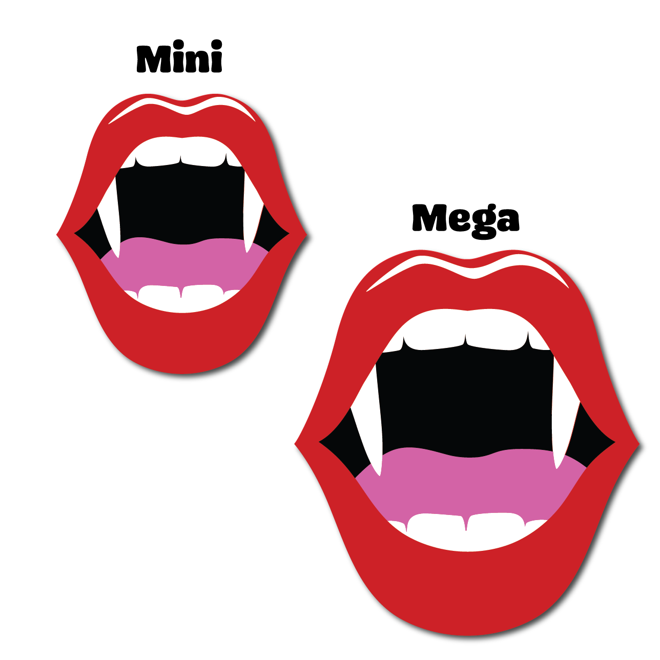 Vampy Mouth Light Switch Cover
