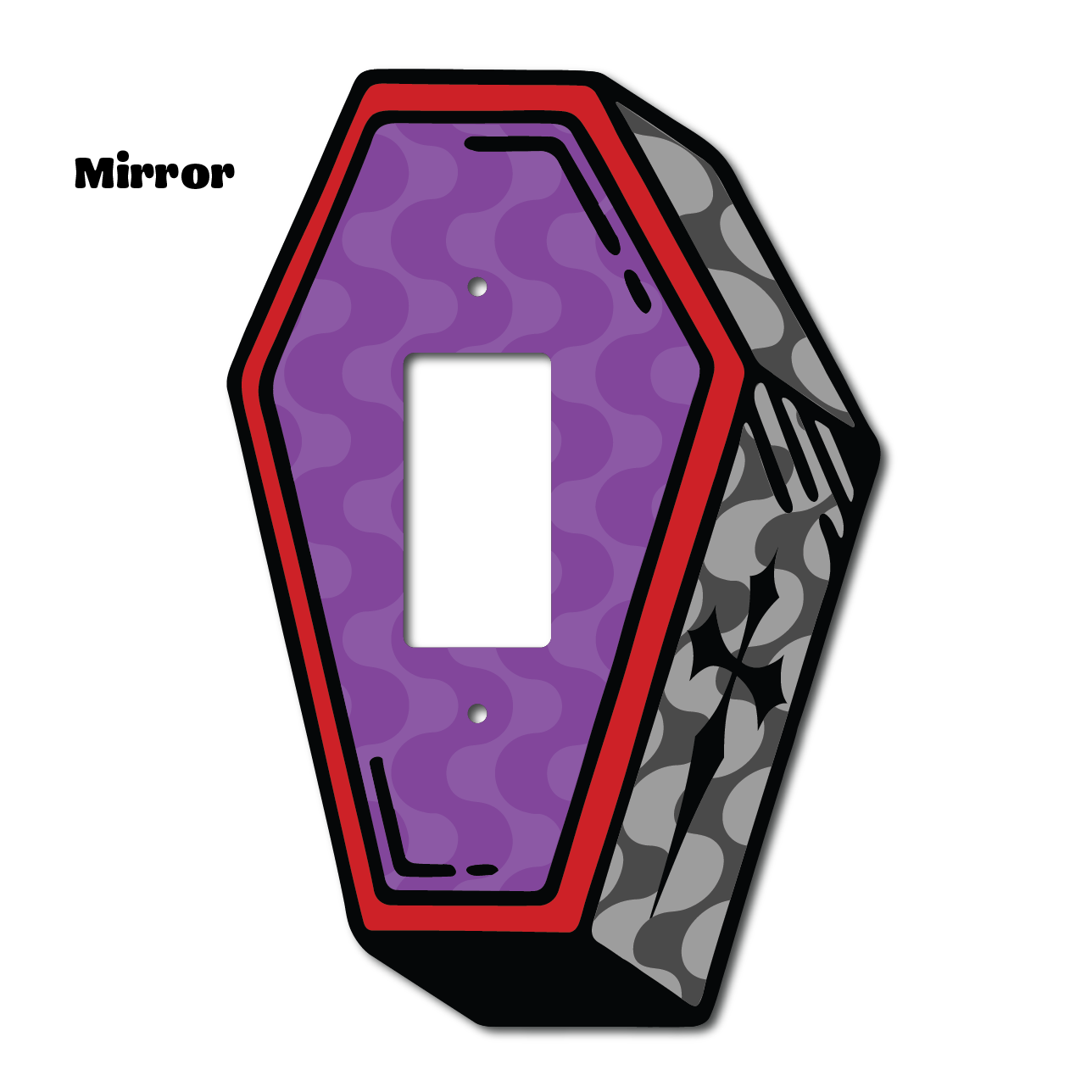 Coffin Light Switch Cover
