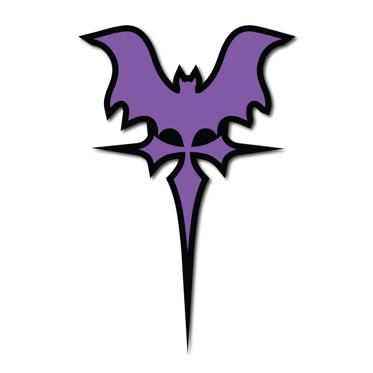 Bat Dagger Wall Art