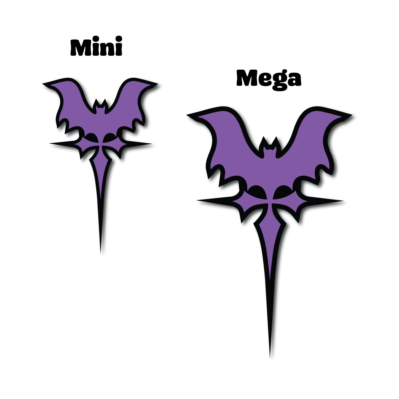 Bat Dagger Wall Art