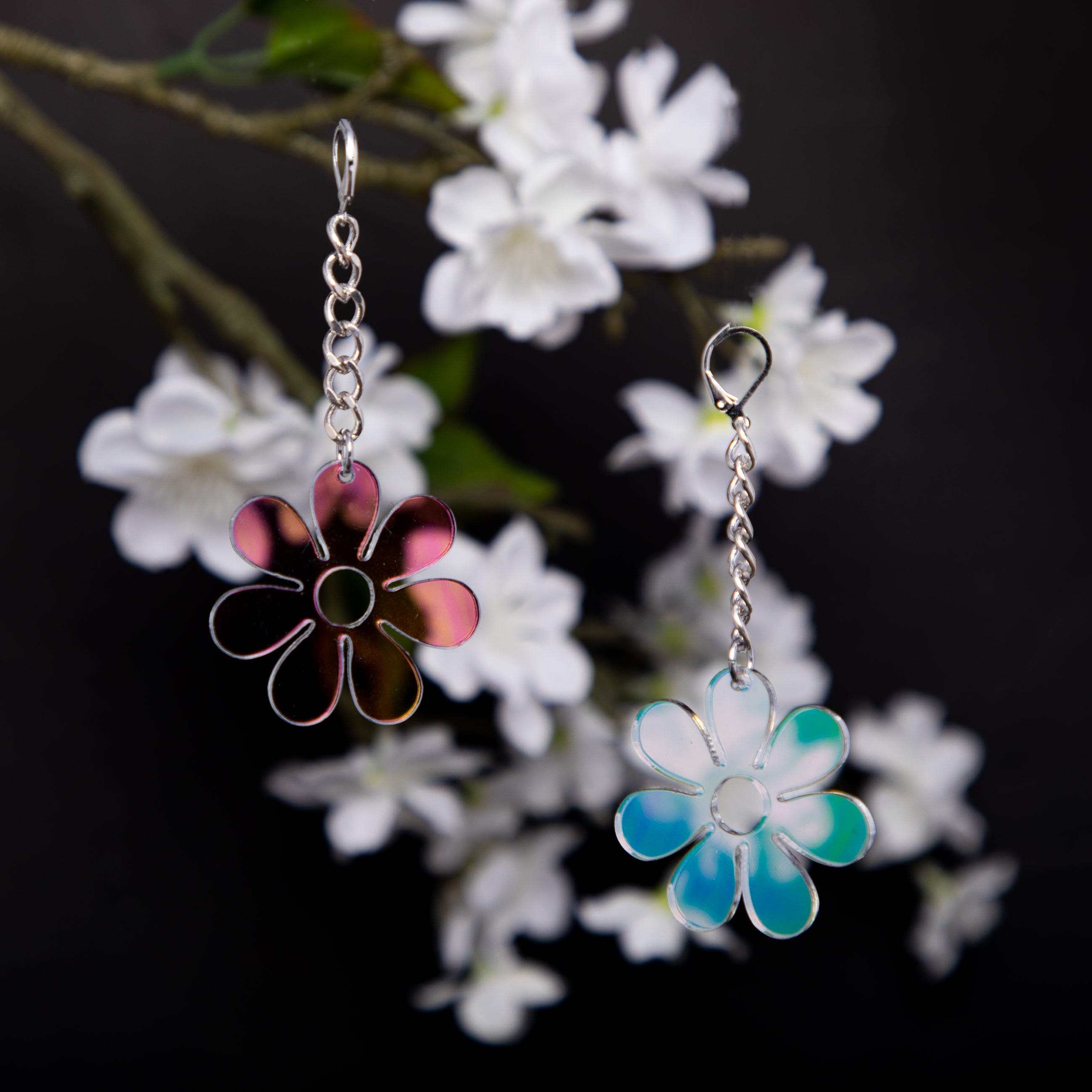 The Hazey Dazey Chain Earrings,EarringMindFlowers