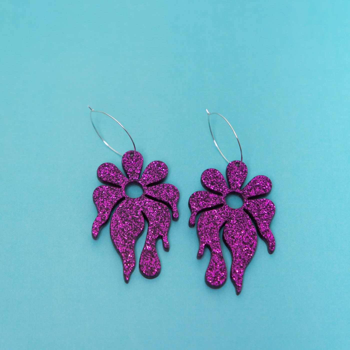 MindFlower Hoop Earring,EarringMindFlowers