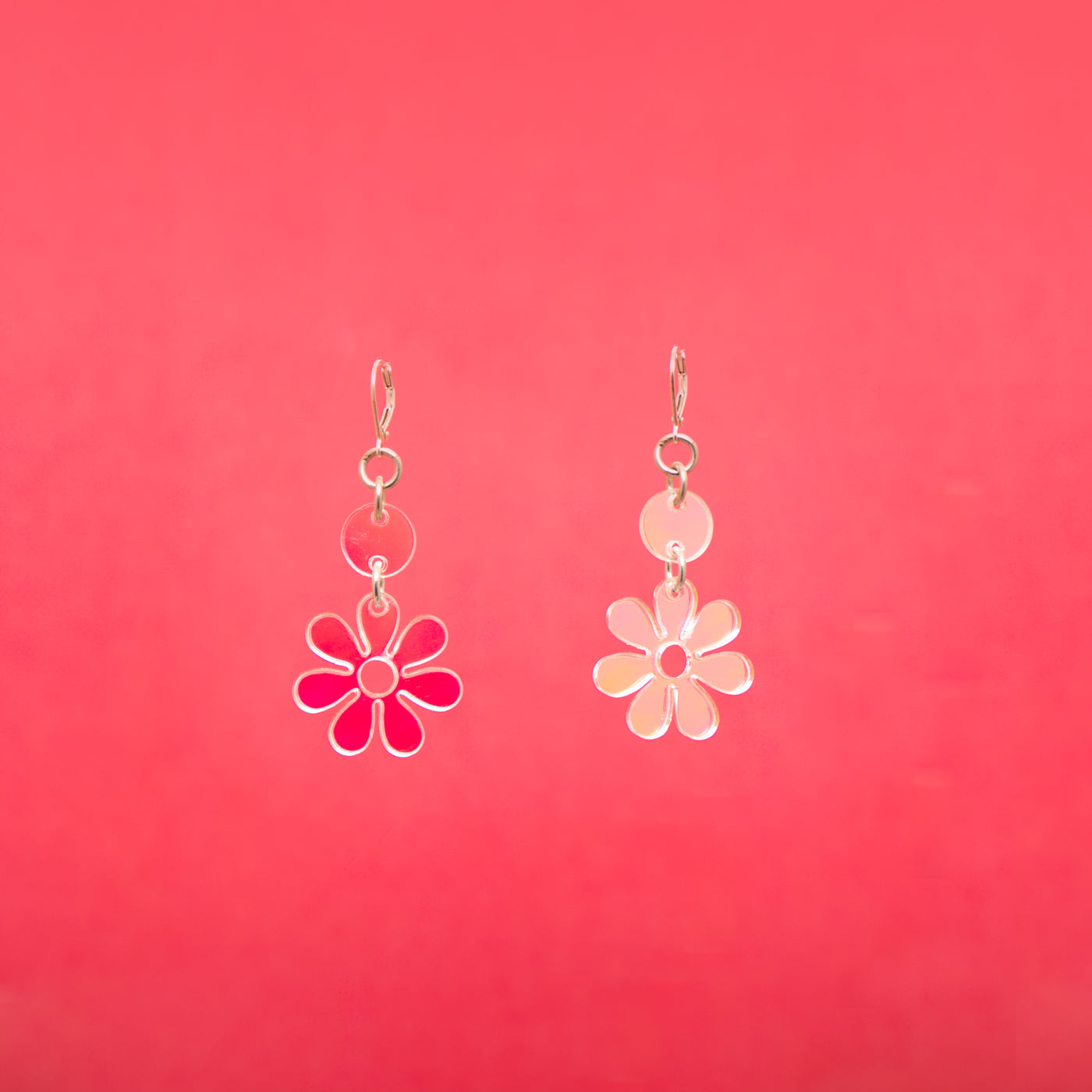 The Baby Hazey Dazey Dot & Chain Earrings,EarringMindFlowers