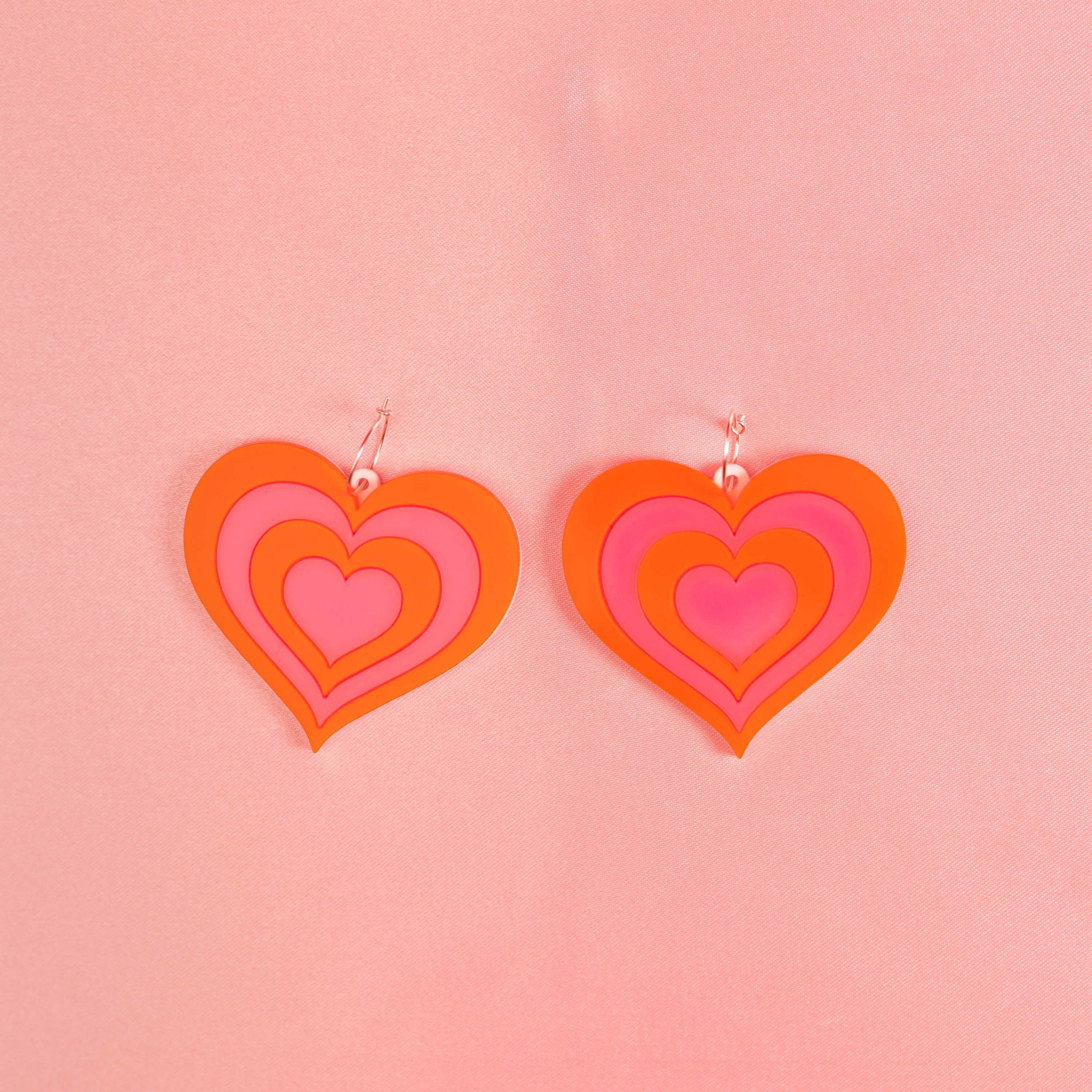 Free Love Hoop Earrings,EarringMindFlowers