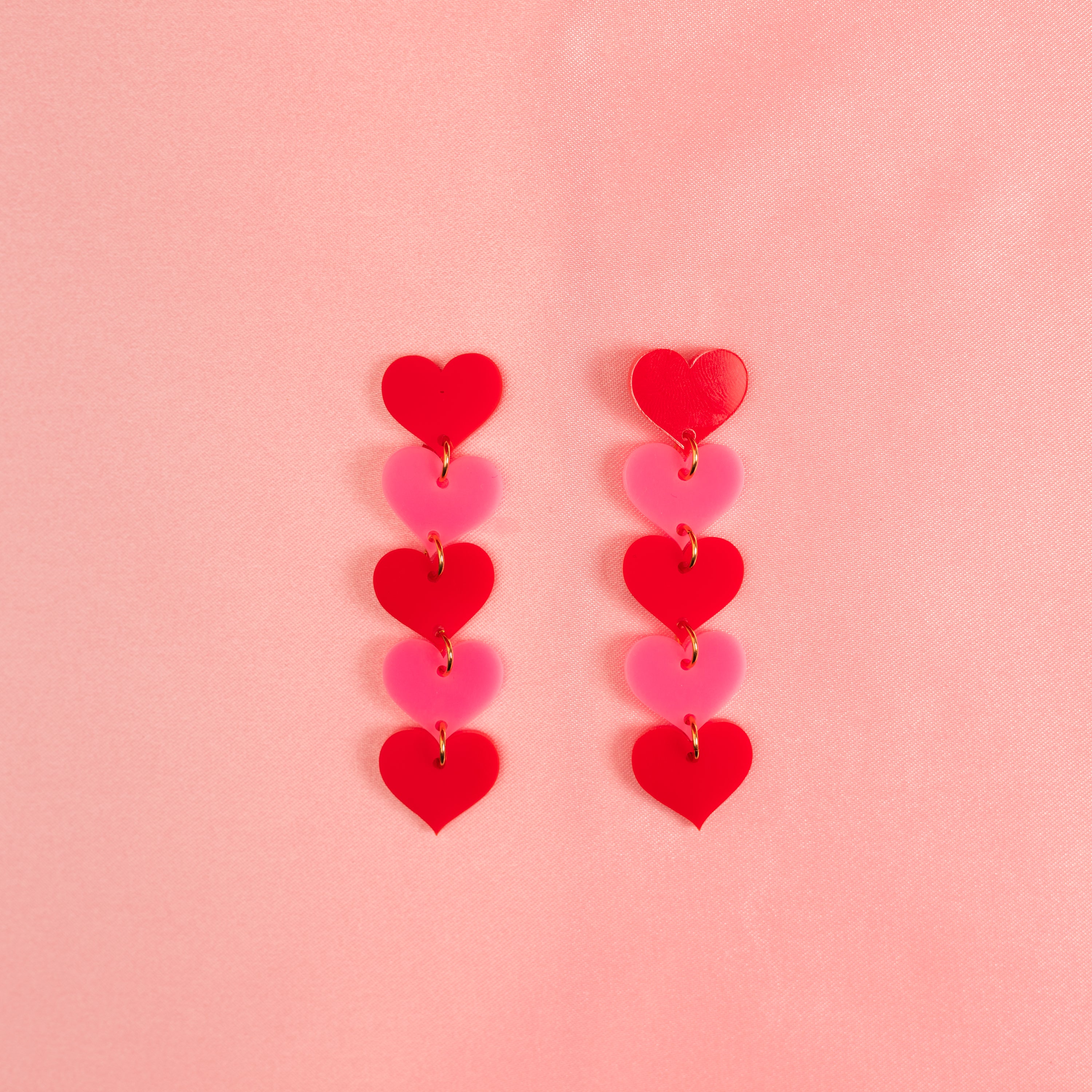 Love Chain Stud Earrings,EarringMindFlowers