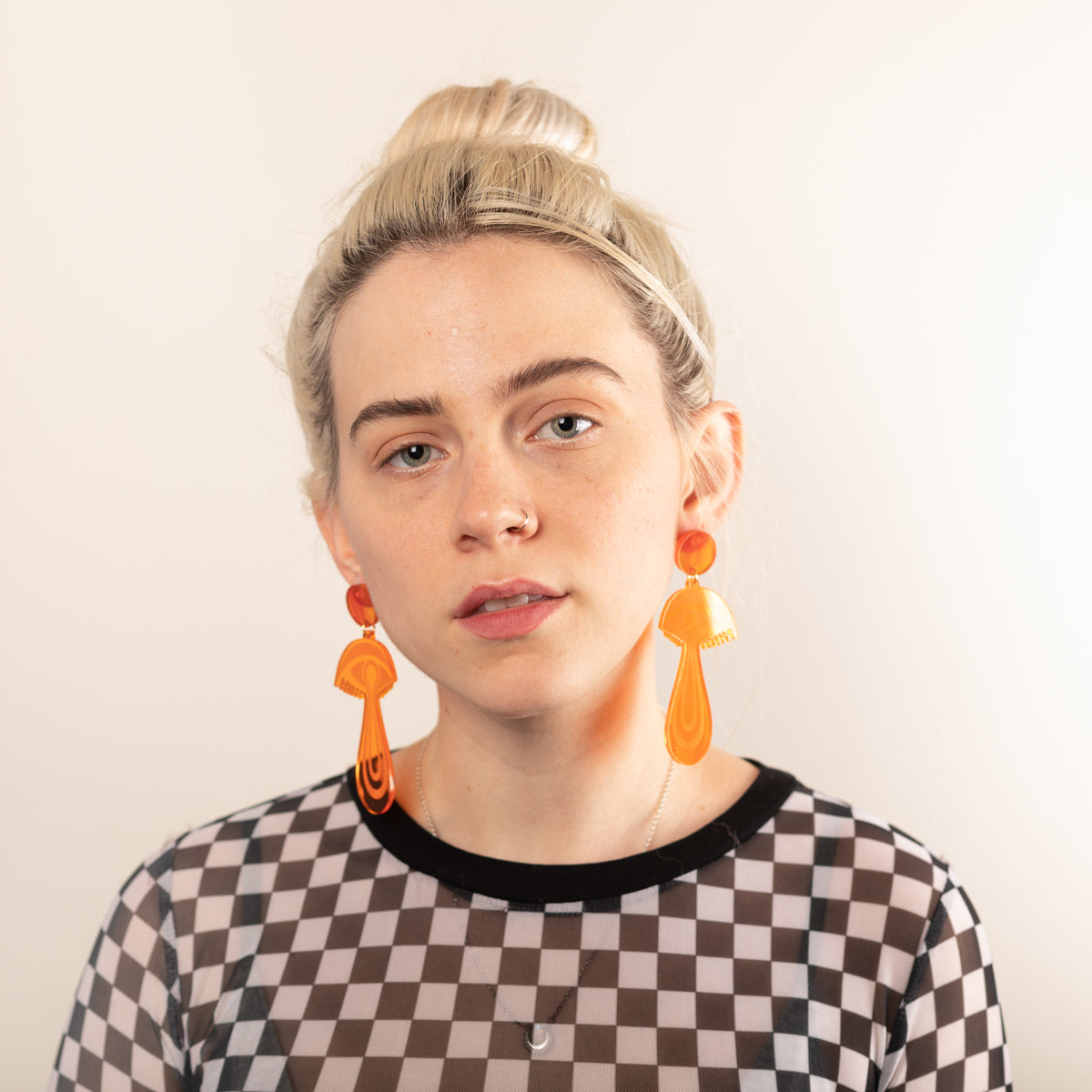 The Mind's Eye Engrave Stud Earrings
