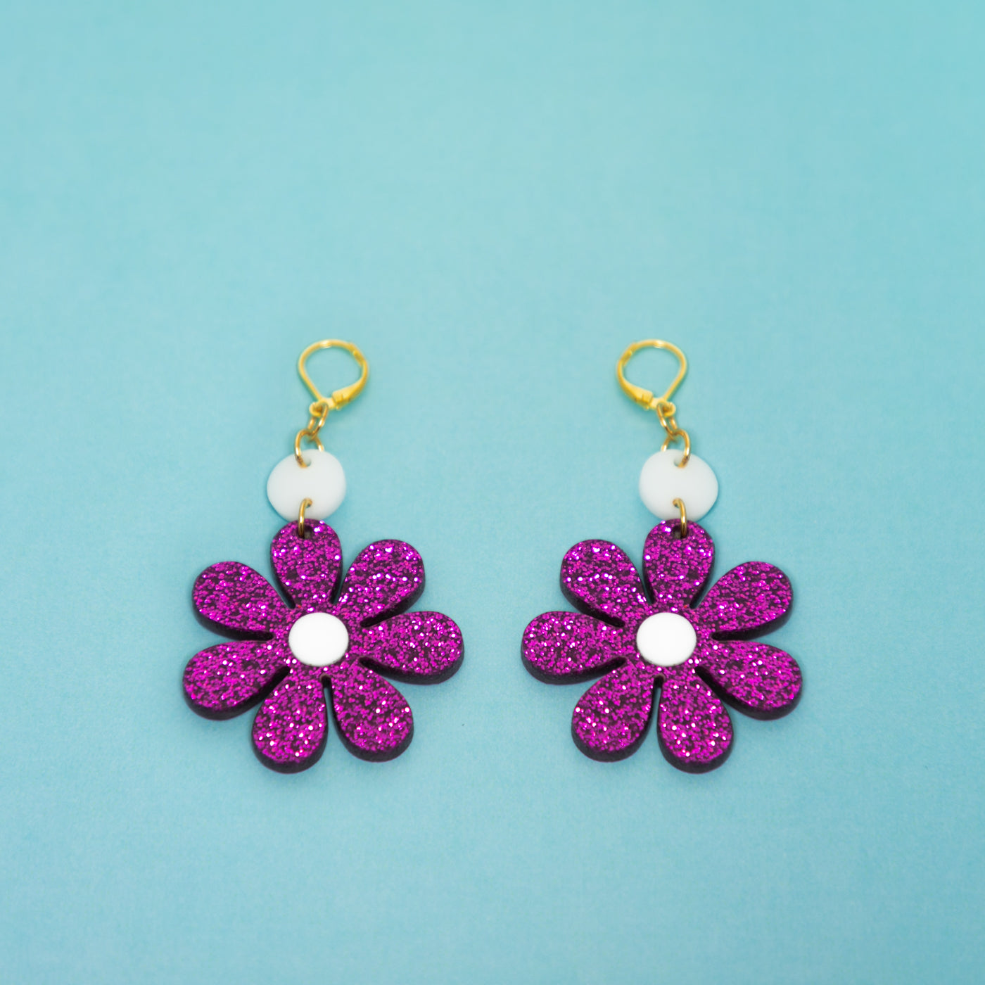 The Daisy Dot & Chain Earrings,EarringMindFlowers