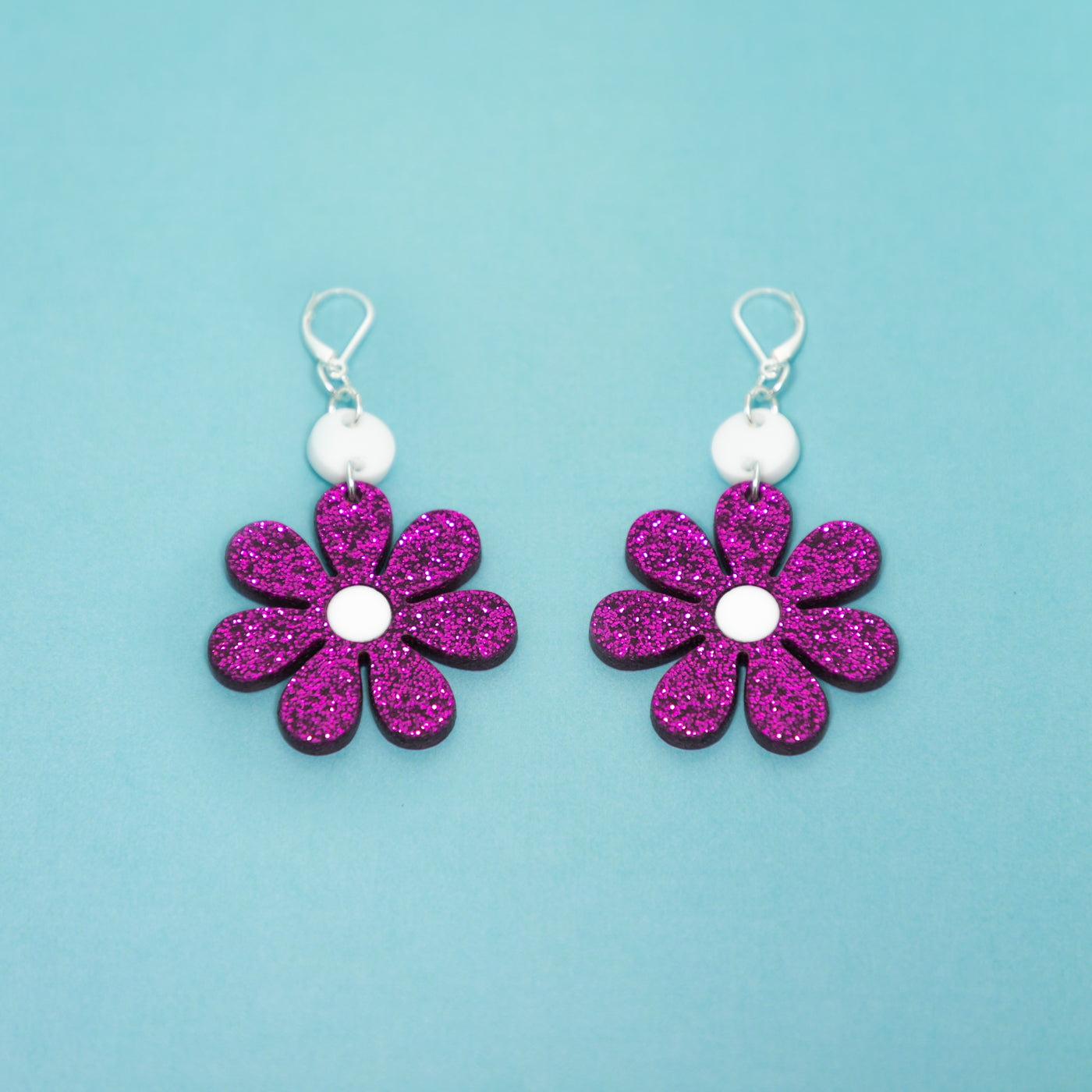The Daisy Dot & Chain Earrings,EarringMindFlowers