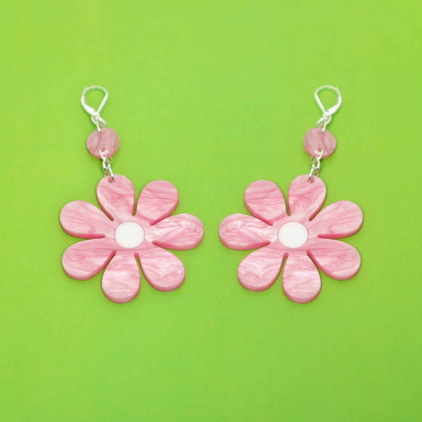 The Daisy Dot & Chain Earrings,EarringMindFlowers
