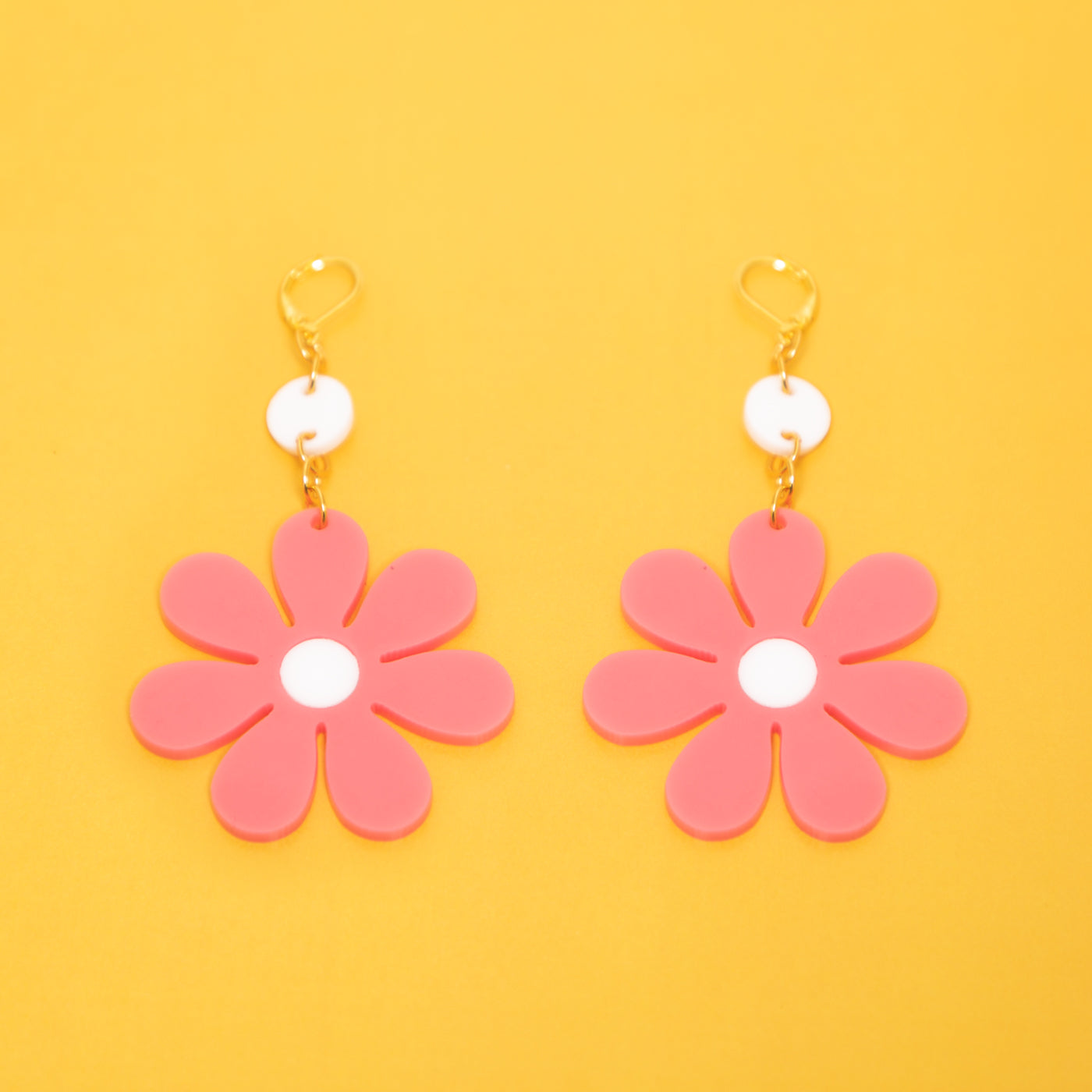 The Daisy Dot & Chain Earrings,EarringMindFlowers