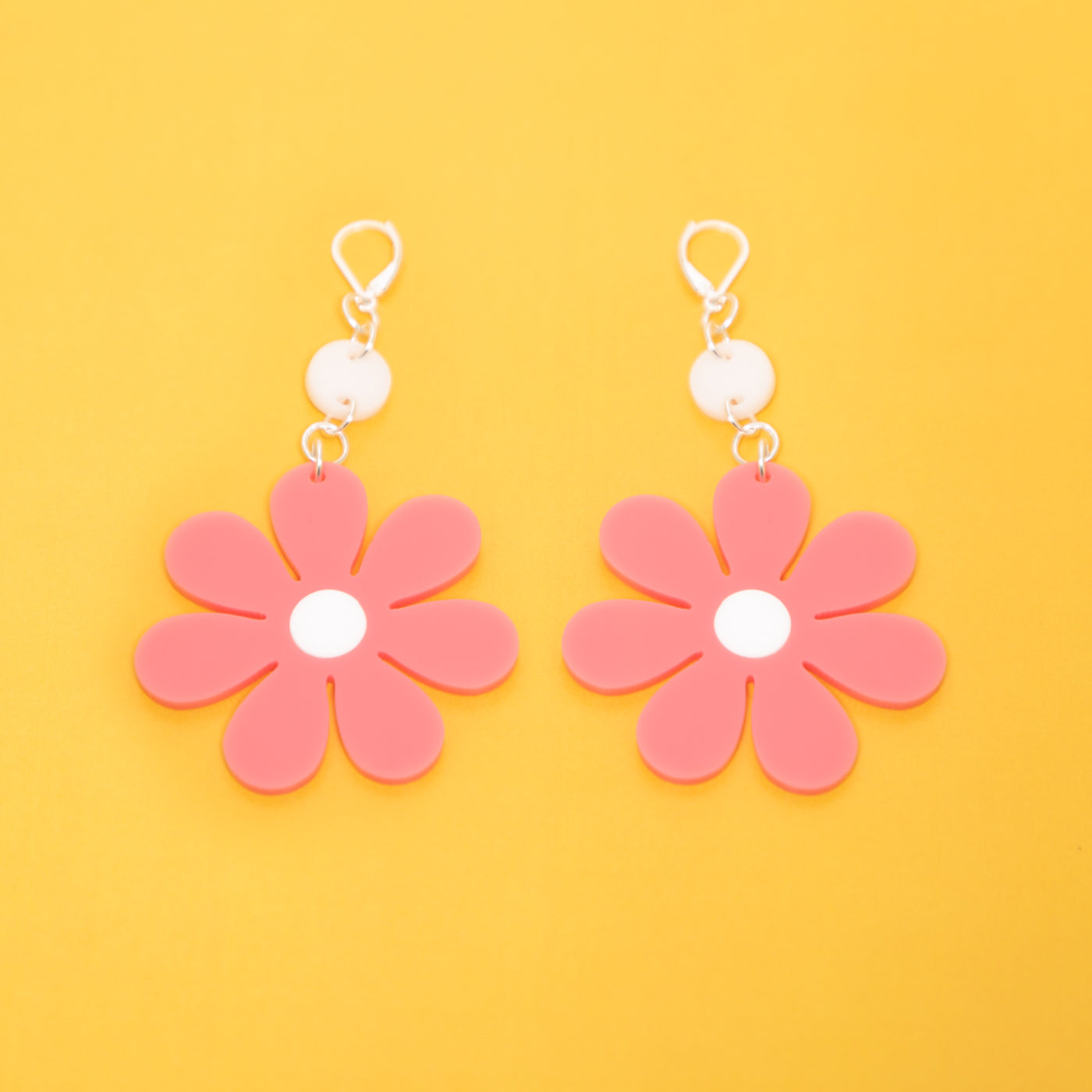 The Daisy Dot & Chain Earrings,EarringMindFlowers