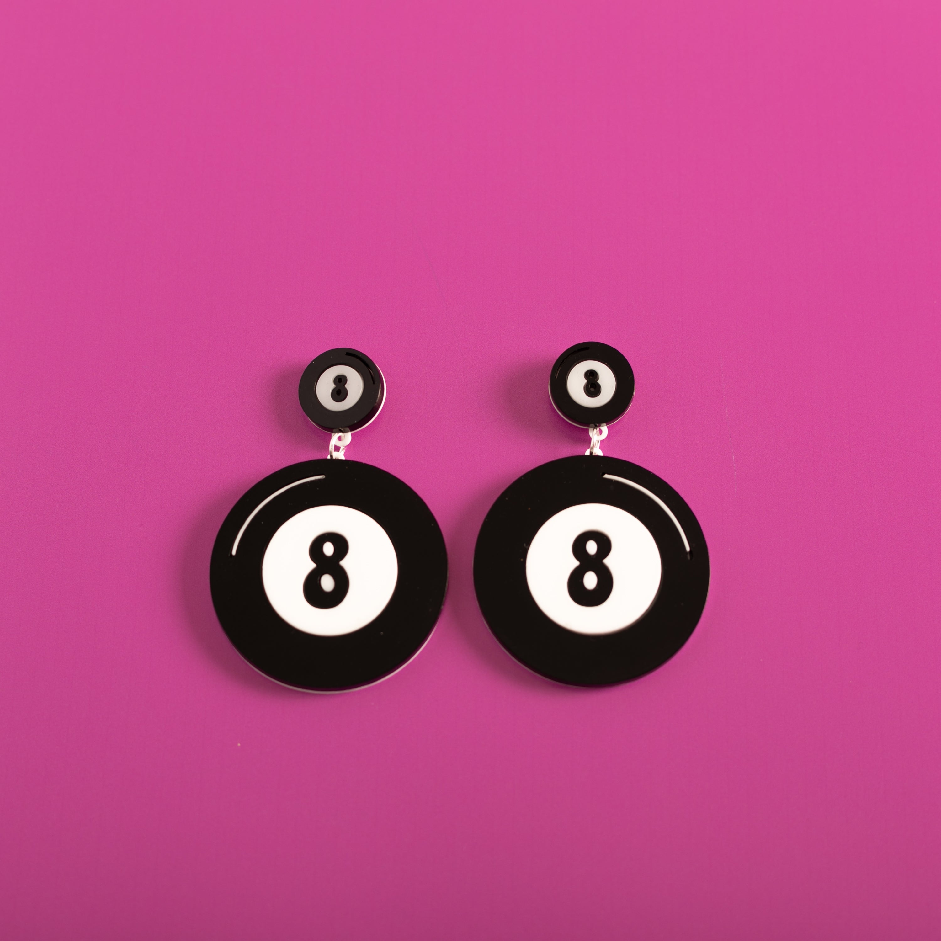 The Double Magic 8-Ball Stud Earring