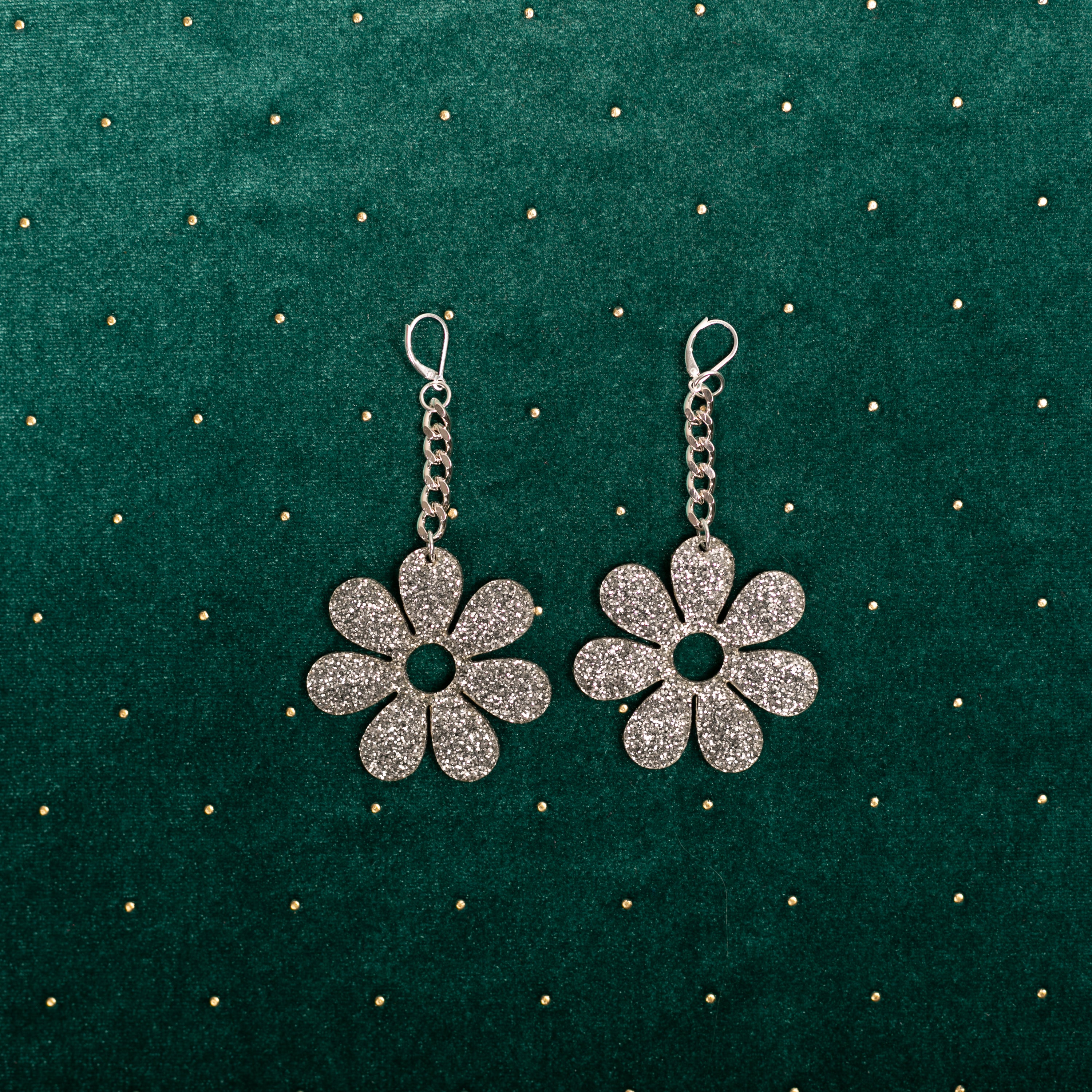 The Hazey Dazey Chain Earrings,EarringMindFlowers